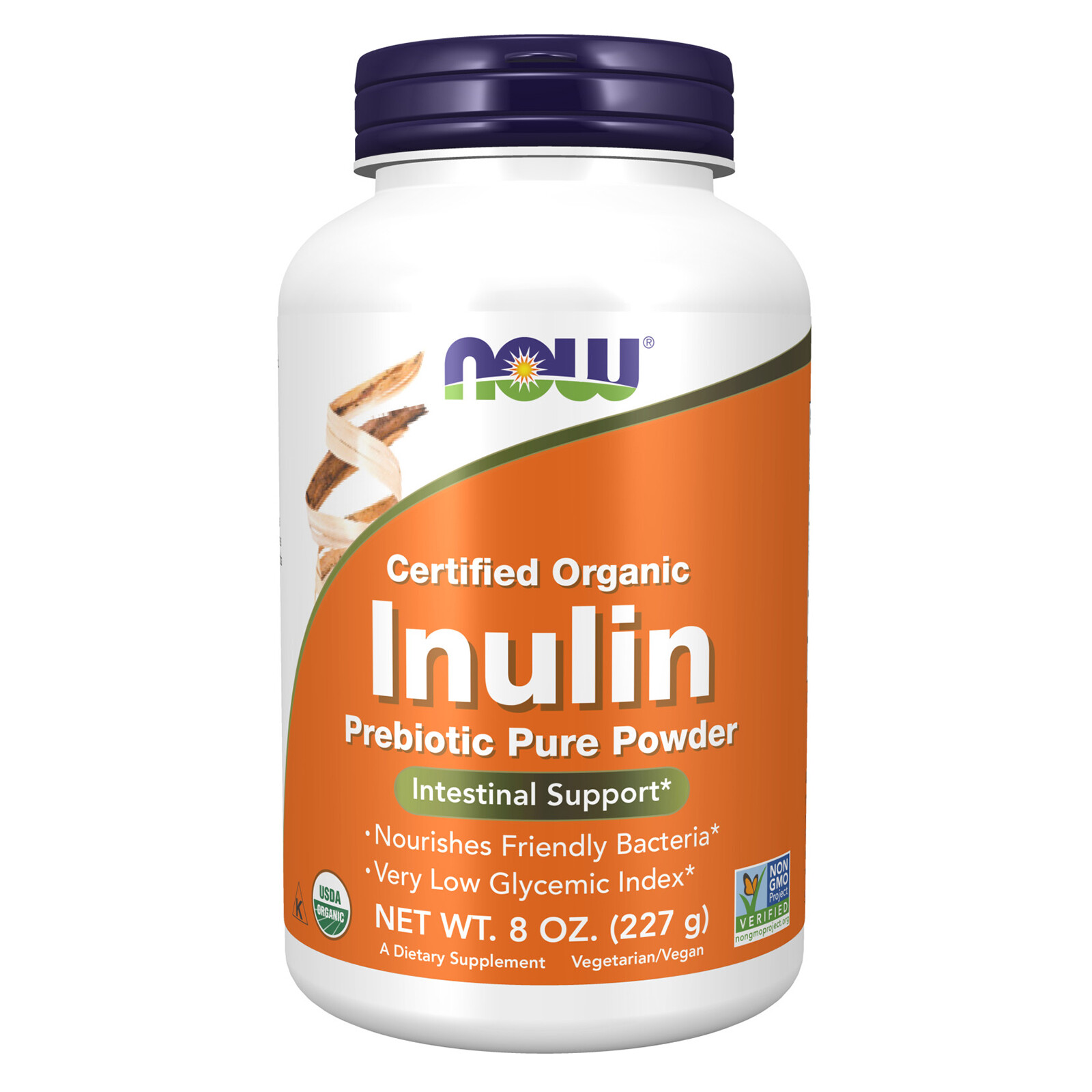 NOW FOODS Inulin Prebiotic Pure Powder, Organic – 8 oz.