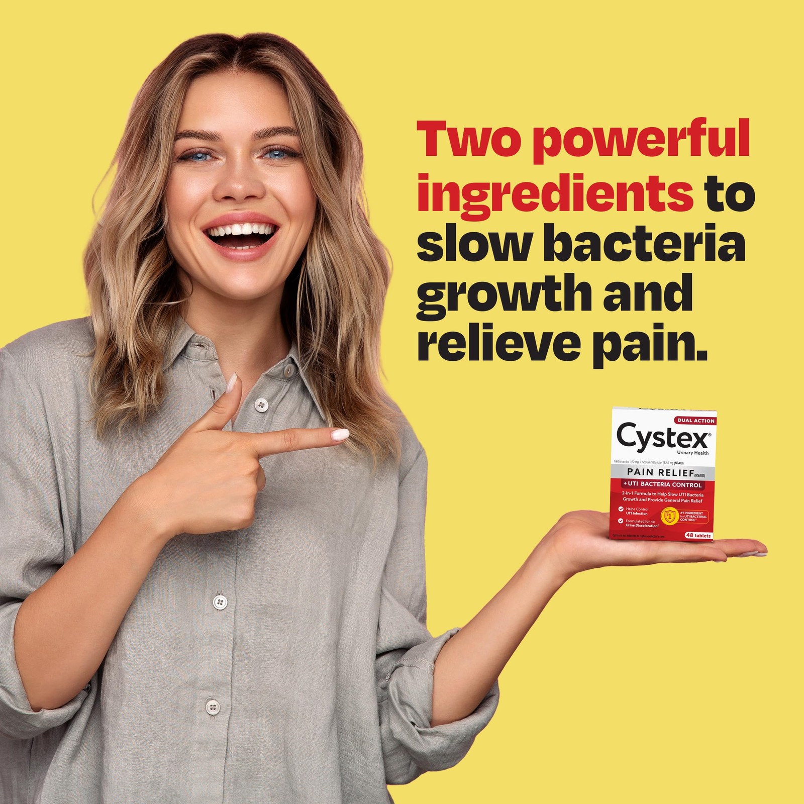 DualAction UTI Pain Relief Tablets FastActing Urinary Pain Relief for Burnin…