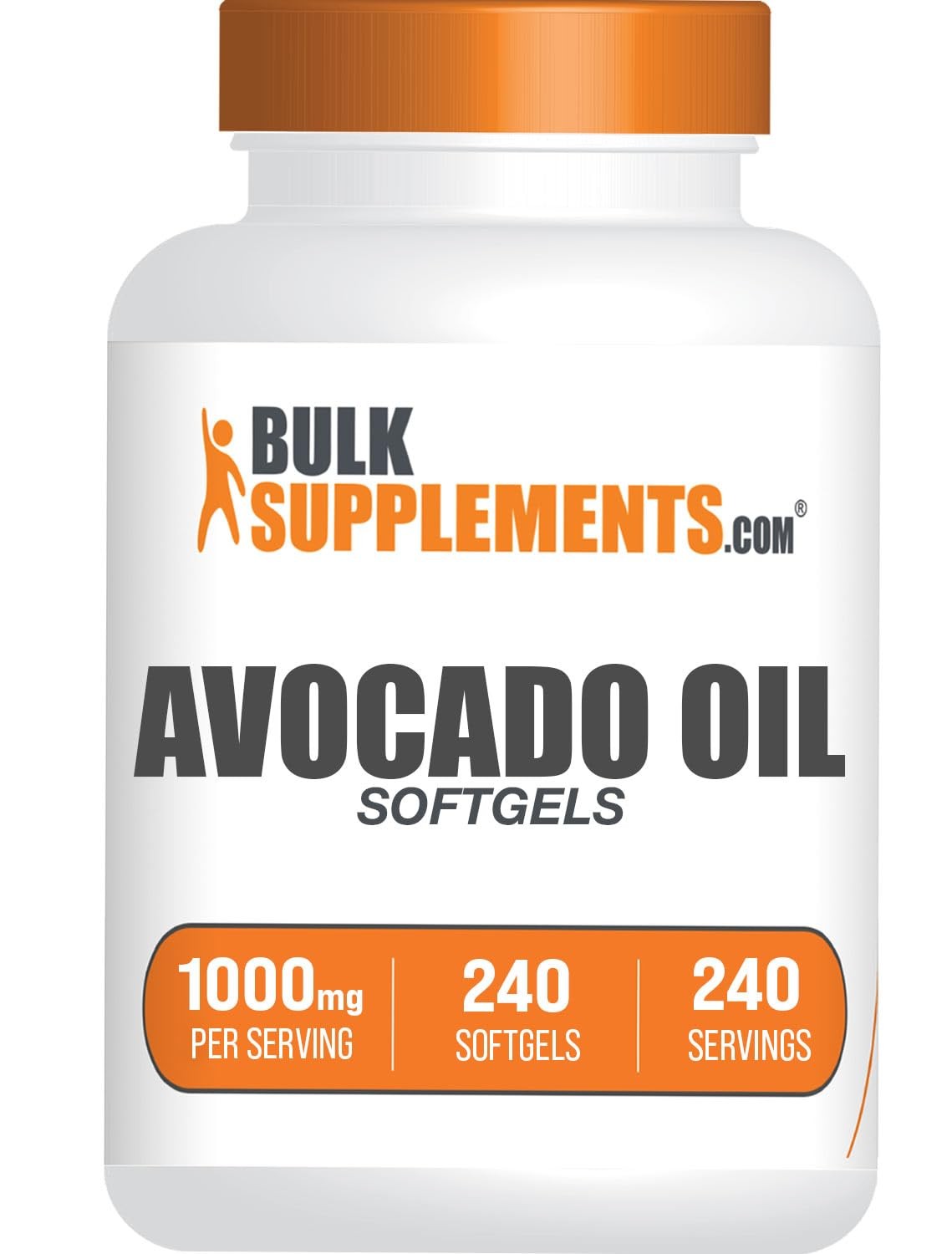 Avocado Oil Softgels 1000Mg Pack Of 240 Easy To Swallow Heart Health Support