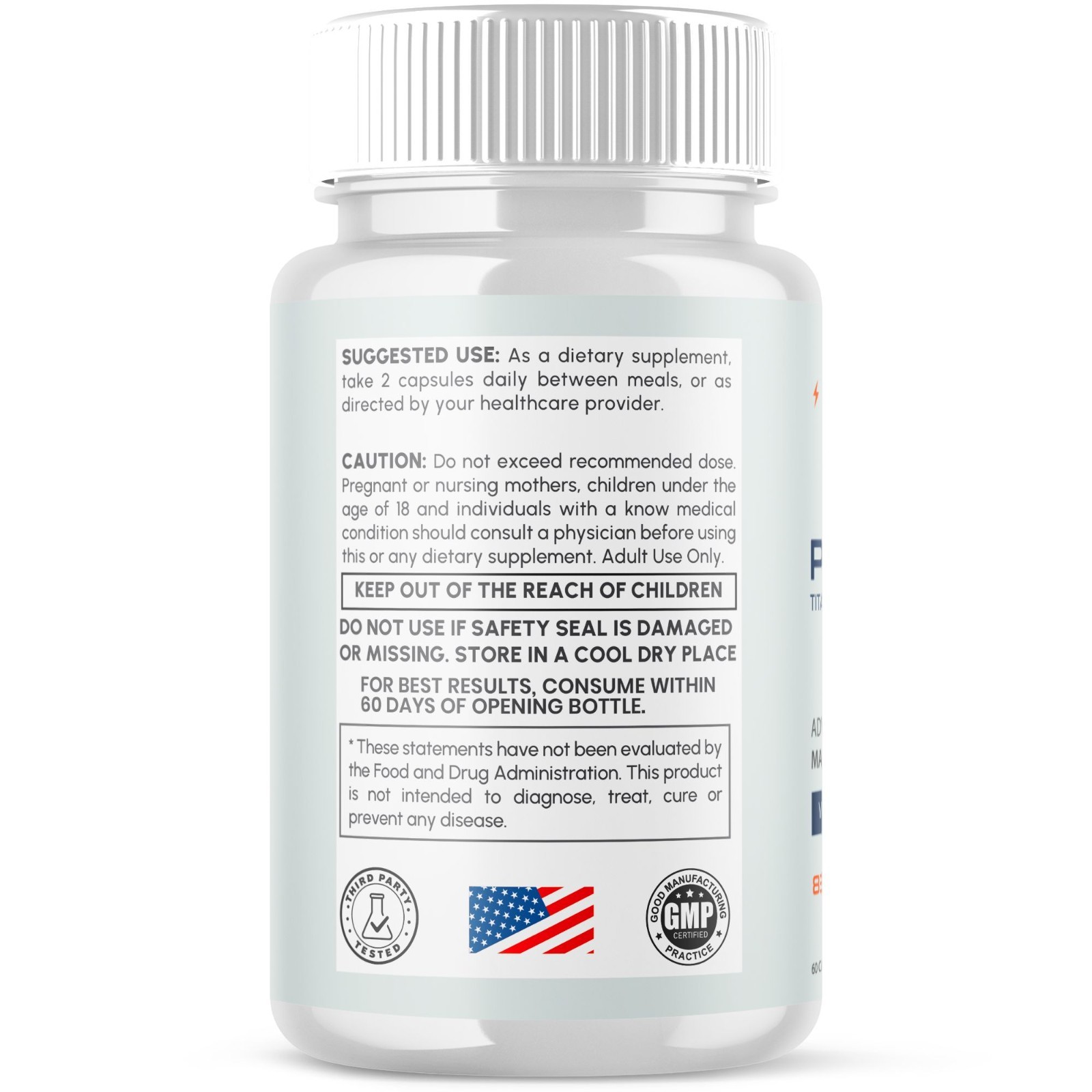 (2 Pack) Primal Unit XL Advanced Male Support Supplement PrimalUnitXL 120 Caps