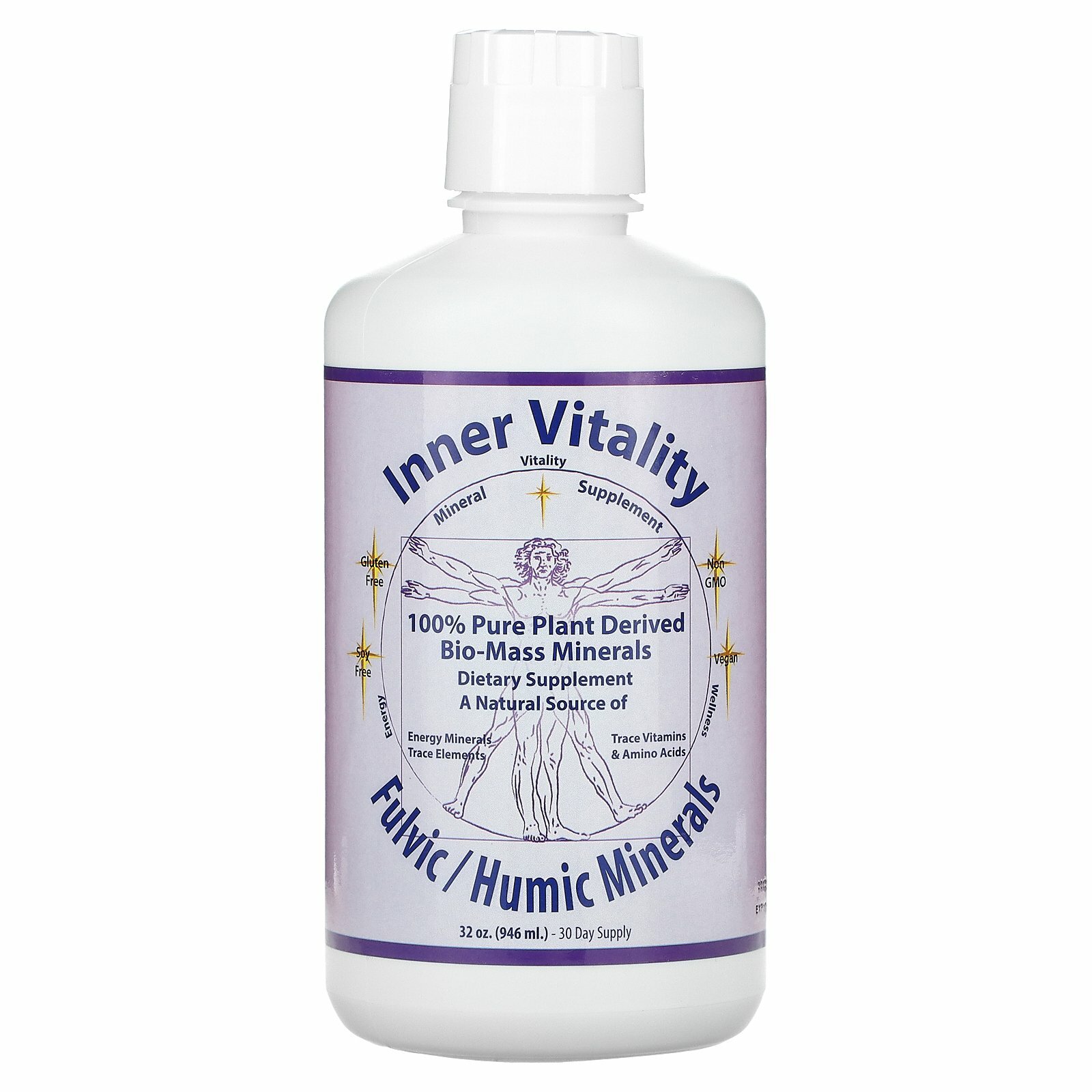Inner Vitality, Fulvic/Humic Minerals, 32 oz (946 ml)