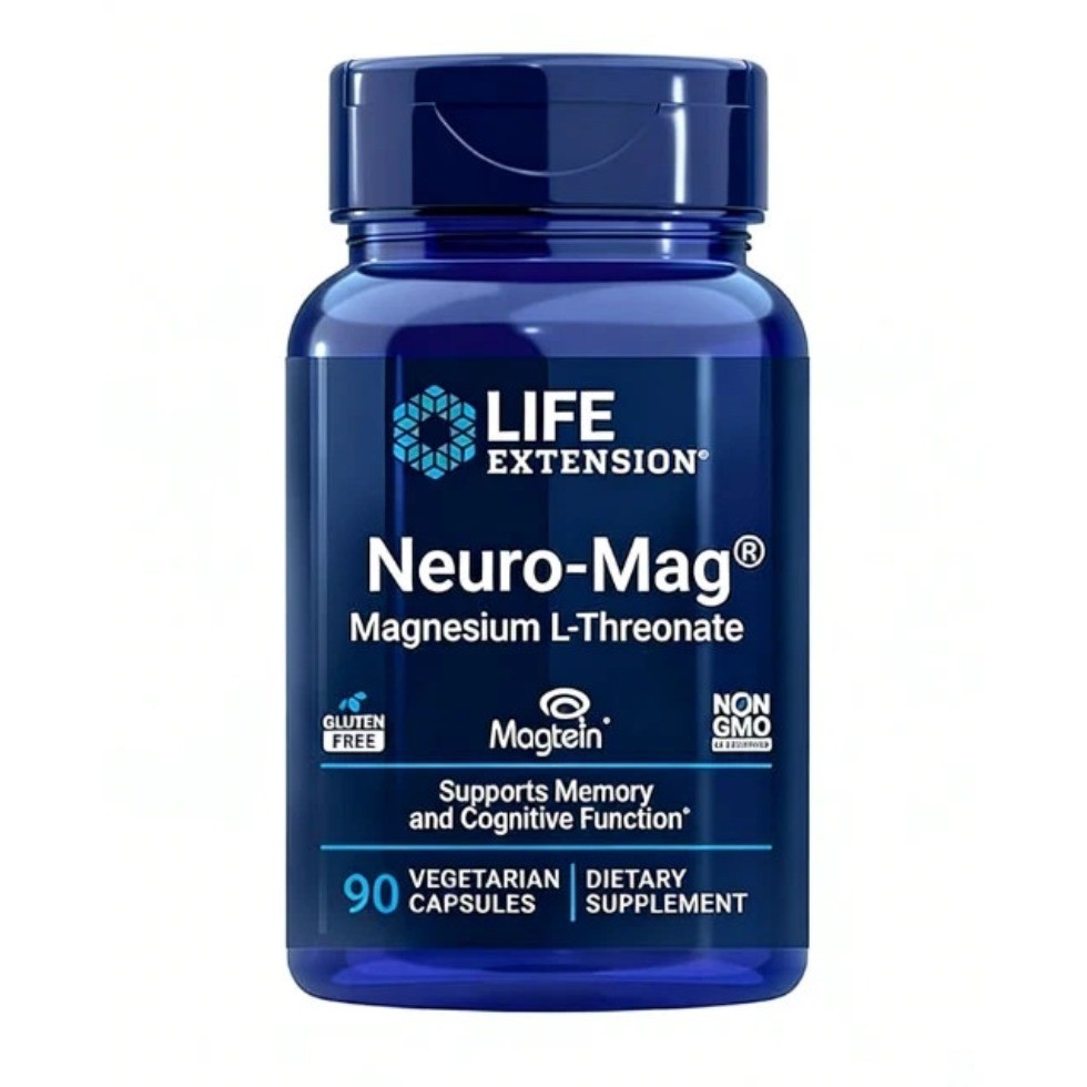 Life Extension Neuro-Mag Magnesium L-Threonate 90 Caps Brain Support