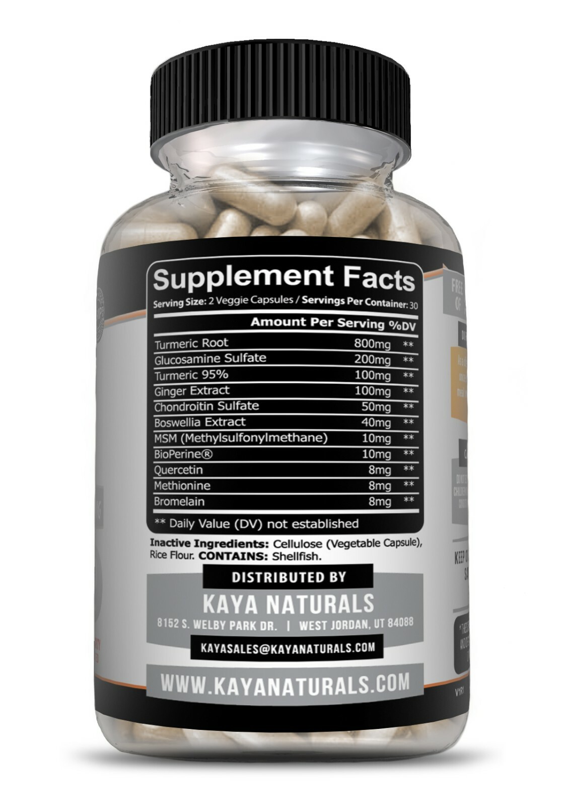 Platinum Joint, Pain Relief, Joint Support, Anti Inflammatory, Turmeric, MSM