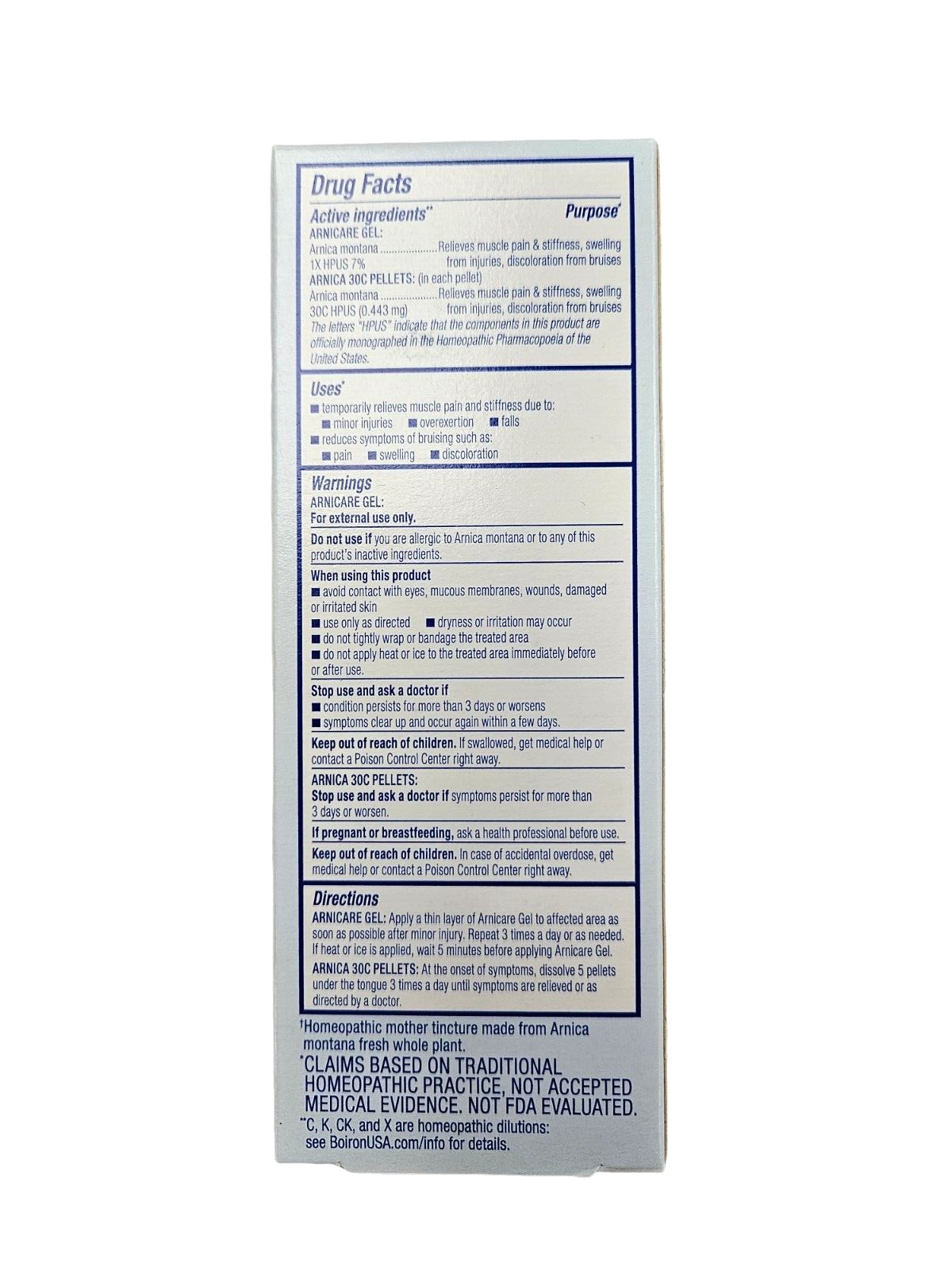 Arnicare Arnica VALUE PACK Combo ARNICAL GEL 2.6oz & PELLETS 30c 80ct ^