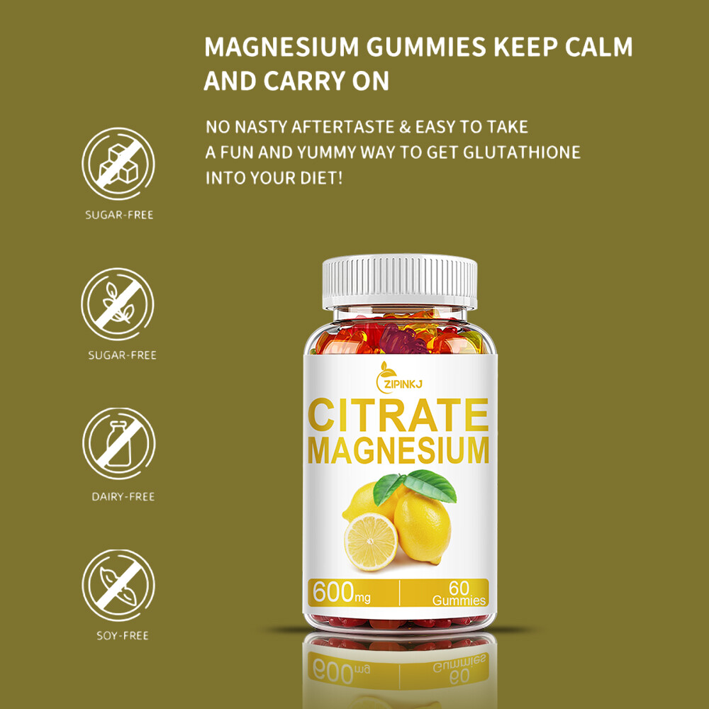Magnesium Citrate Capsules Extra Strength High Absorption Magnesium Supplement
