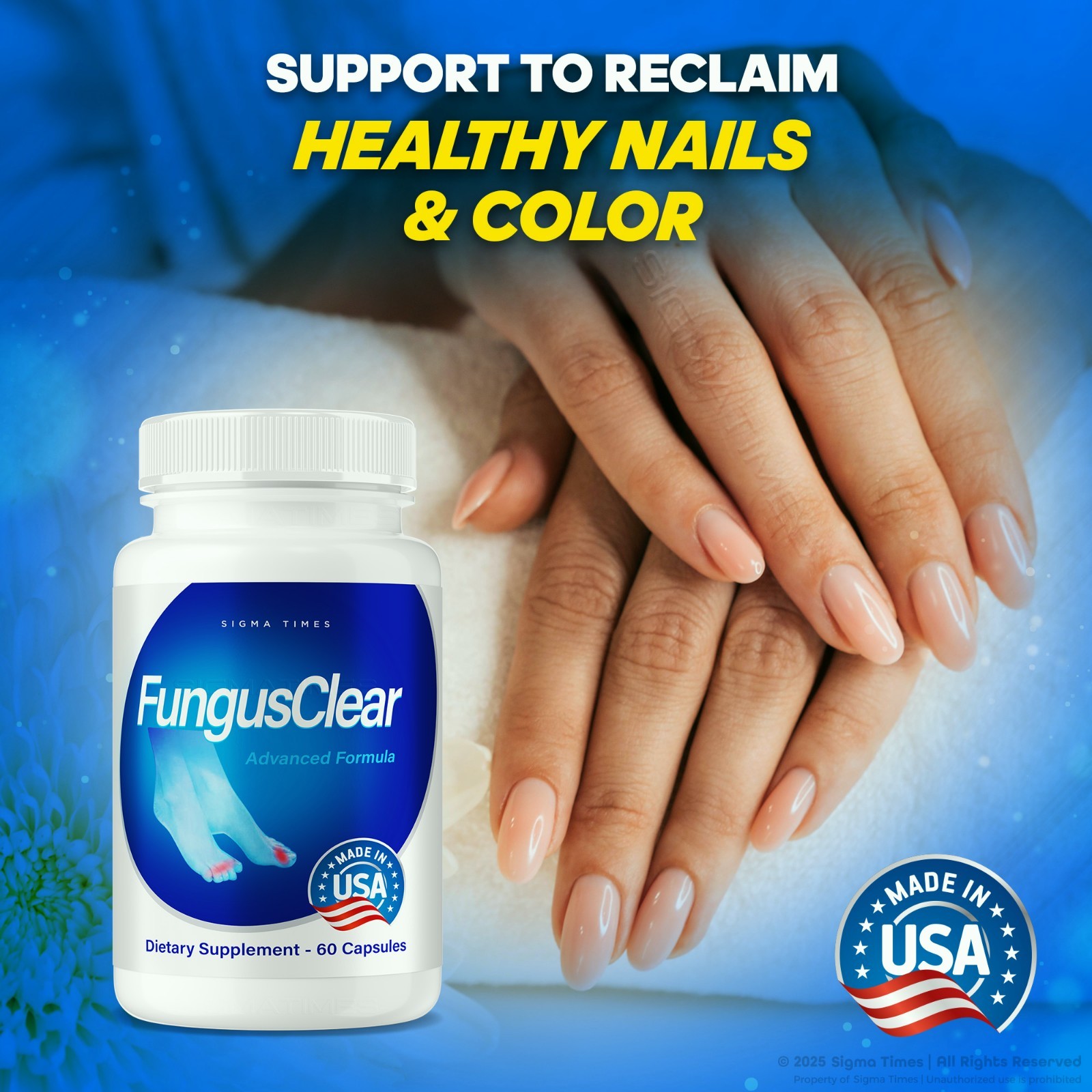 (1 Bottle) Fungus Clear Probiotic – Advanced Fungus Clear Pills for Nails