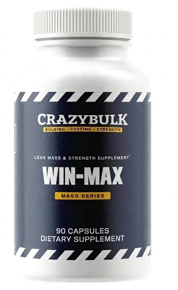 CRAZYBULK WIN-MAX | Natural Anabolic Body Building Supplement Pack Of 2