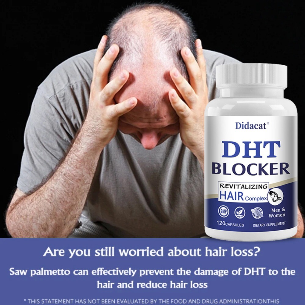 DHT Blocker – for Unisex, Anti-hair loss, biotin, healthy hair, nails and skin