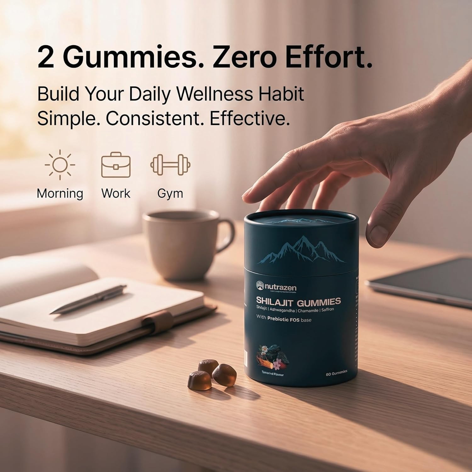 Premium Herbal Gummies 60 – Himalayan Shilajit Gold Formula