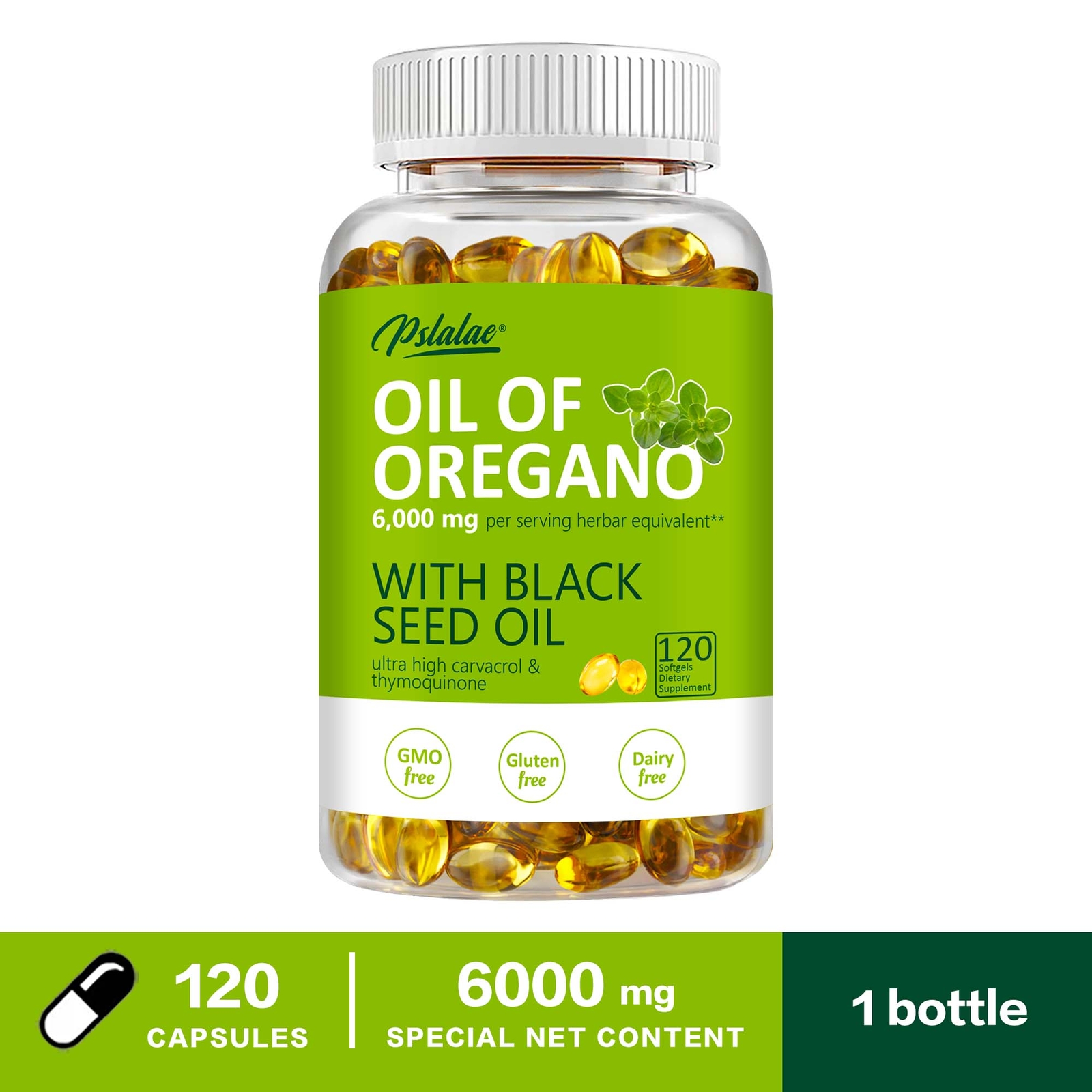 Oil of Oregano – with Black Seed Oil – Natural Immune Support,Digestive Support