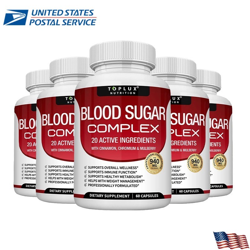 Blood Glucose Complex w/ Cinnamon, Chromium & Mulberry 60 Count Capsules