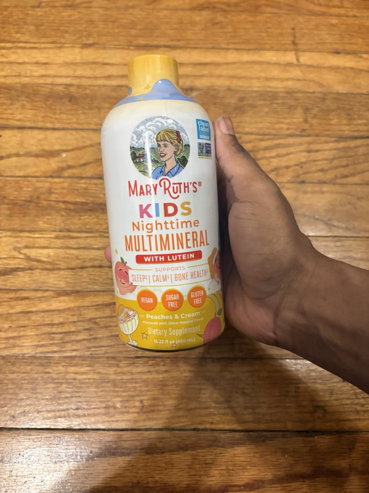 MaryRuth’s Liquid Multimineral Lutein Kids Sleep Peaches & Cream 15.22 fl oz