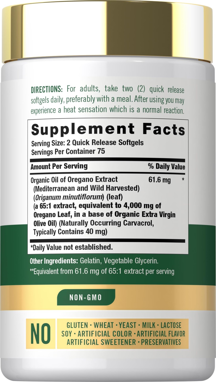 Carlyle Oregano Oil Supplement | 150 Softgel Capsules | 150 Count (Pack of 1)