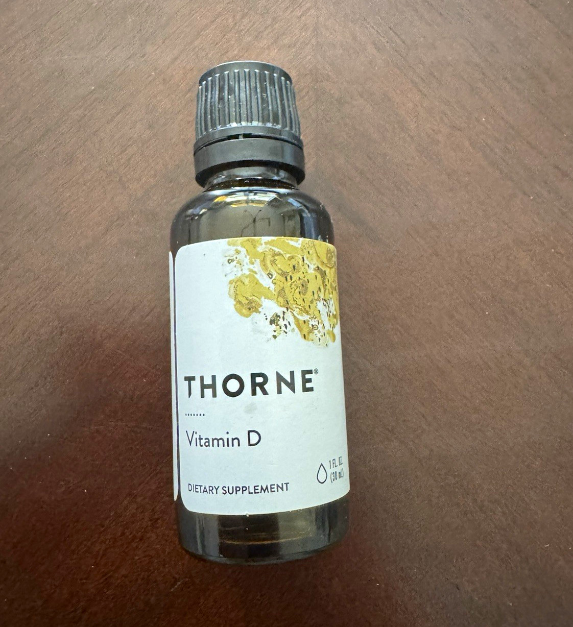 Thorne Vitamin D3 Liquid 1,000 IU 1 fl oz Unflavored NSF Certified Sport