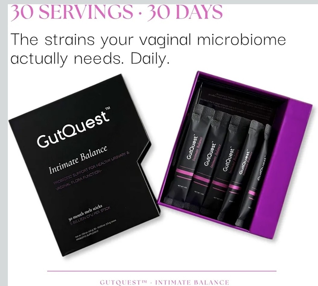 GutQuest Intimate Balance 30 Mouth Melt Sticks