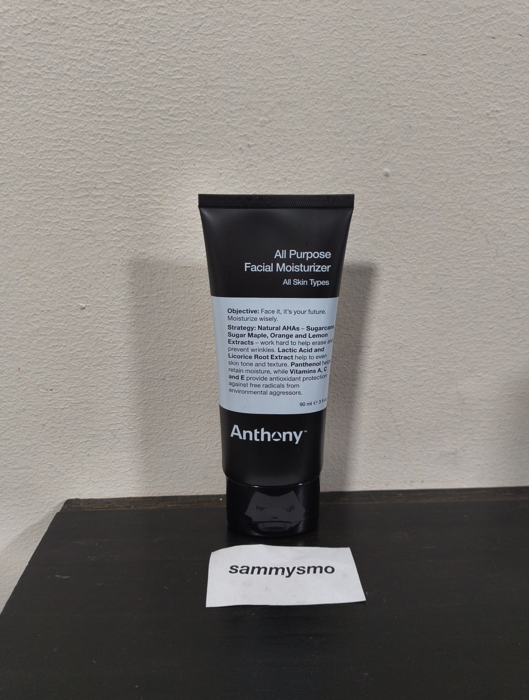 Anthony All Purpose Facial Moisturizer, all skin types, 3 Fl Oz x3