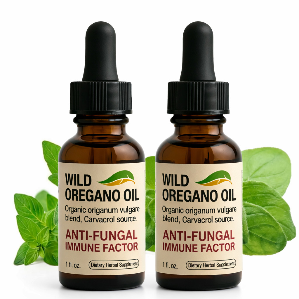 2 Pack Wild Oregano Oil – Extra Strength Carvacrol Source | Natural Immune