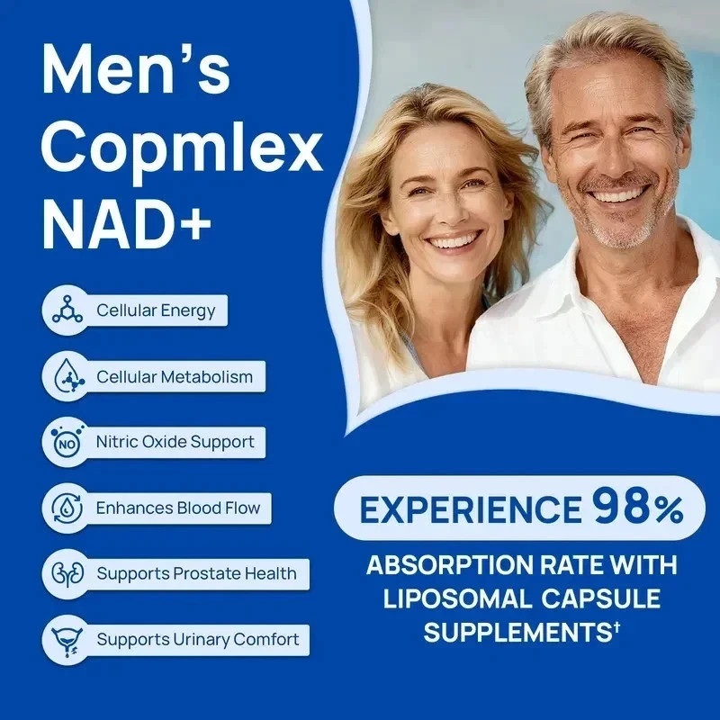 Selerb NAD+ Supplement for Men L-Carnitine, L-Arginine, Maca & Ashwagandha 3pcs