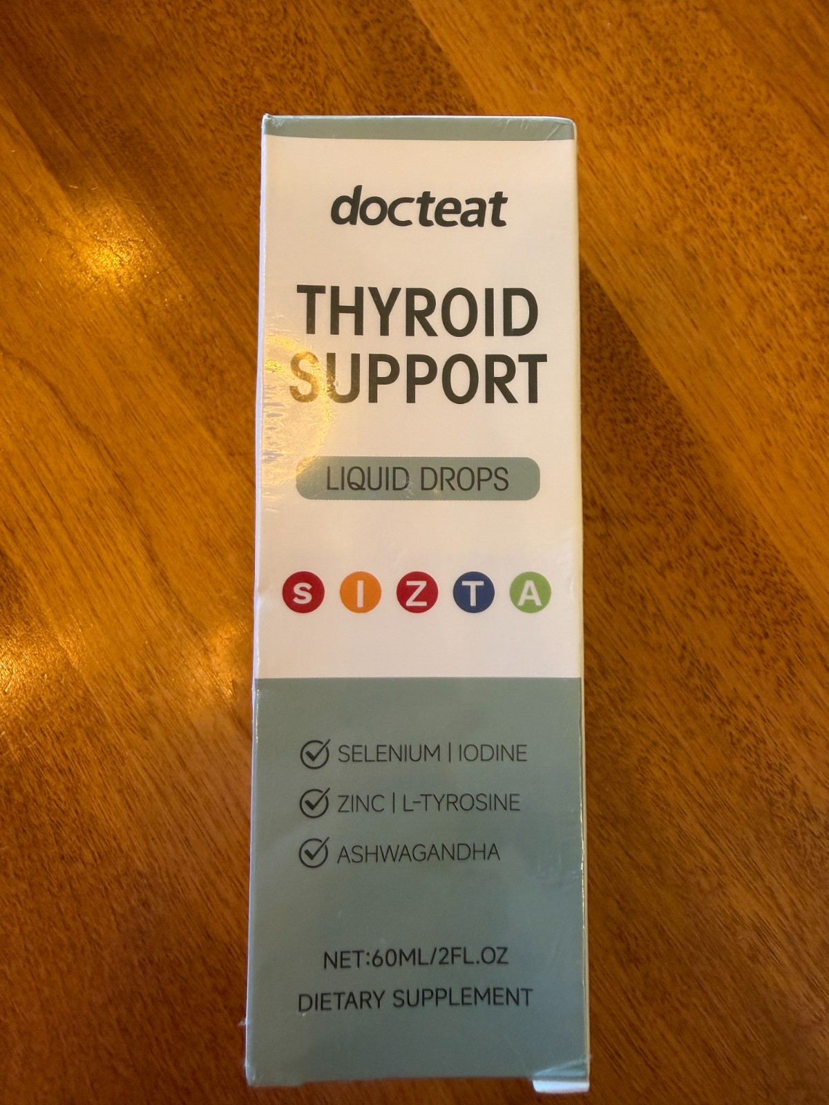 3 -2 oz Thyroid Support Liquid Drops Selenium+Zinc Lodine L-Tyrosine Ashwagandha