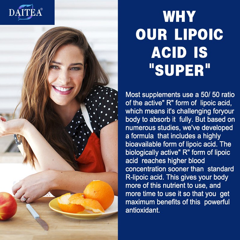 R-Lipoic Acid-Maintain Cellular Energy,Non Gmo Gluten Free 30/60/120 Capsules