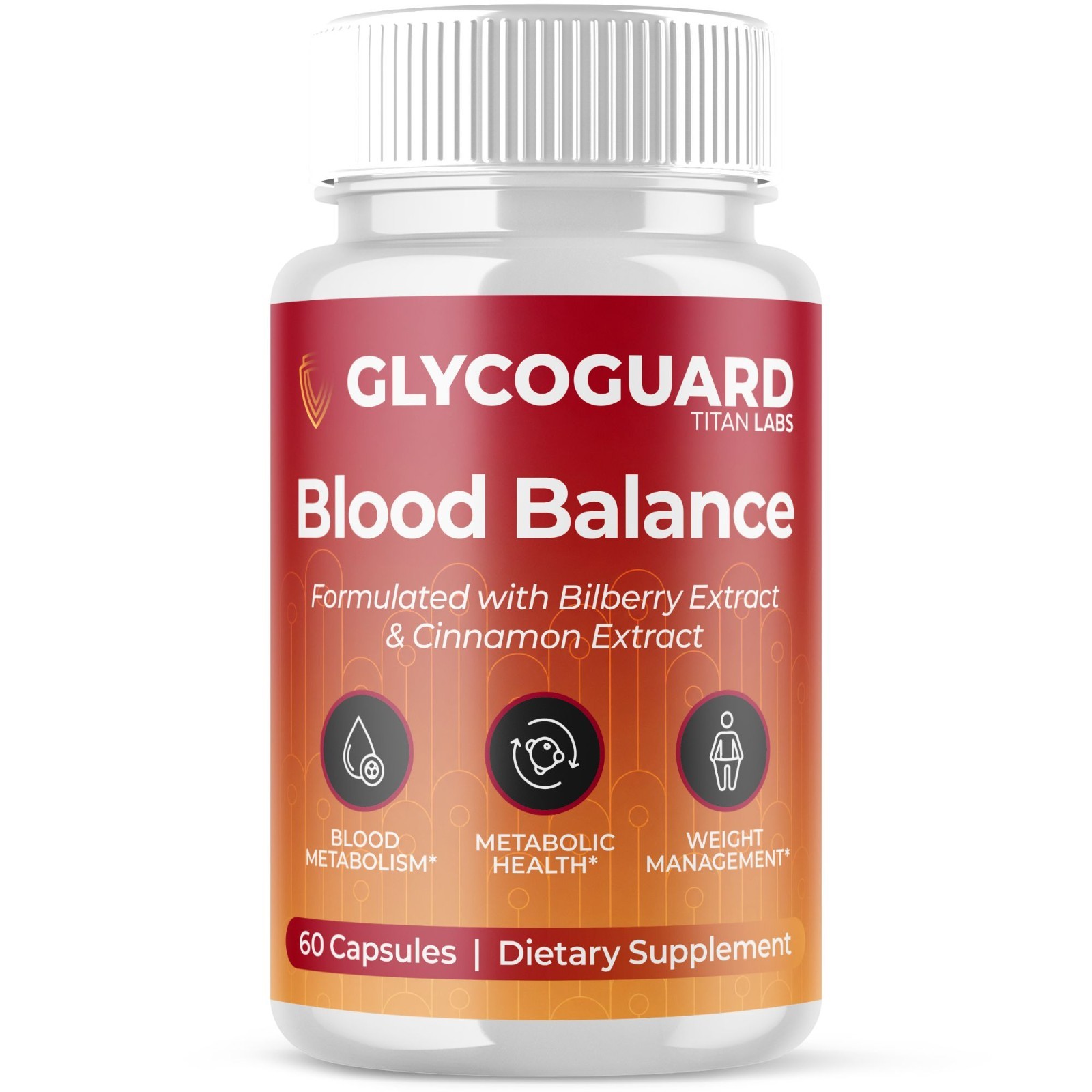 (1 Pack) Glycoguard Advanced Blood Health Support Formula Glyco Guard 60 Caps