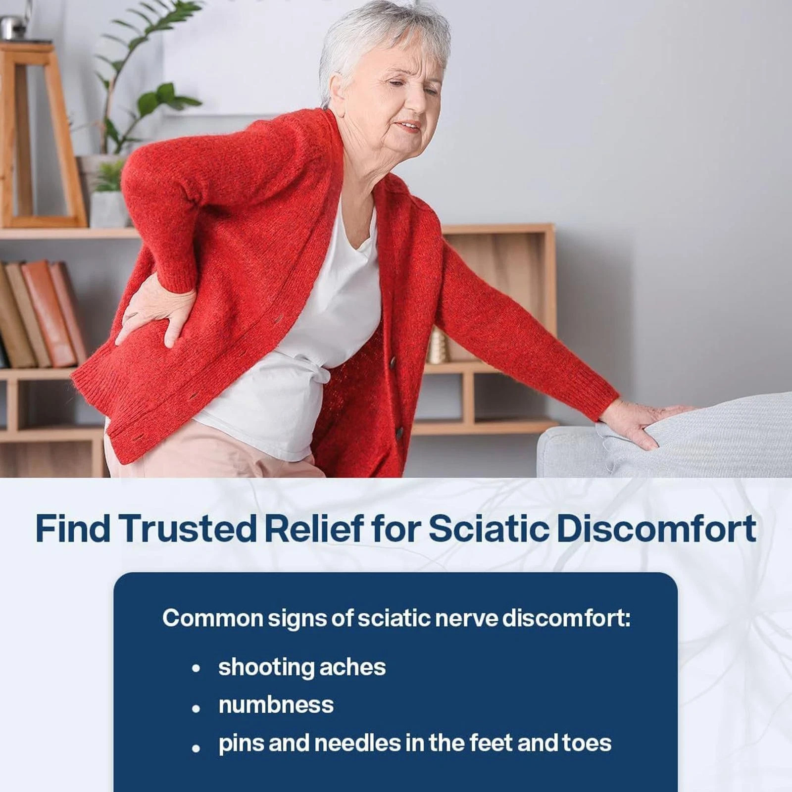 SciatiEase SciatiComfort Spine and Disc Support Supplement – 60ct