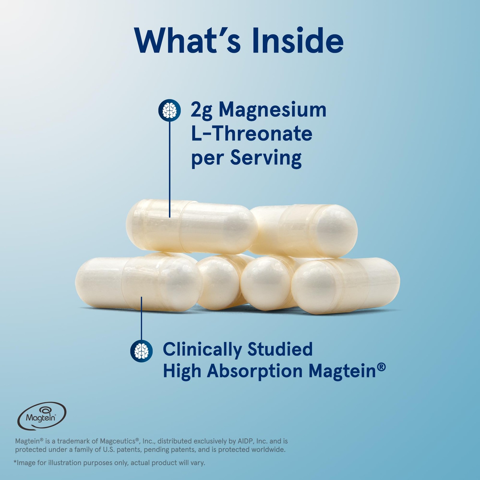 Jarrow Formulas Magnesium L-Threonate, MagMind 90 Count (Pack of 1), White