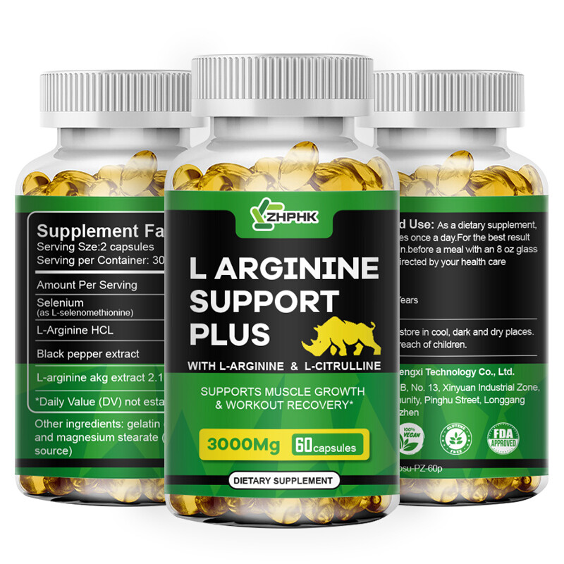 Nitric Oxide Booster L-Arginine, L-Citrulline 3000mg 120 Caps HIGHEST POTENCY