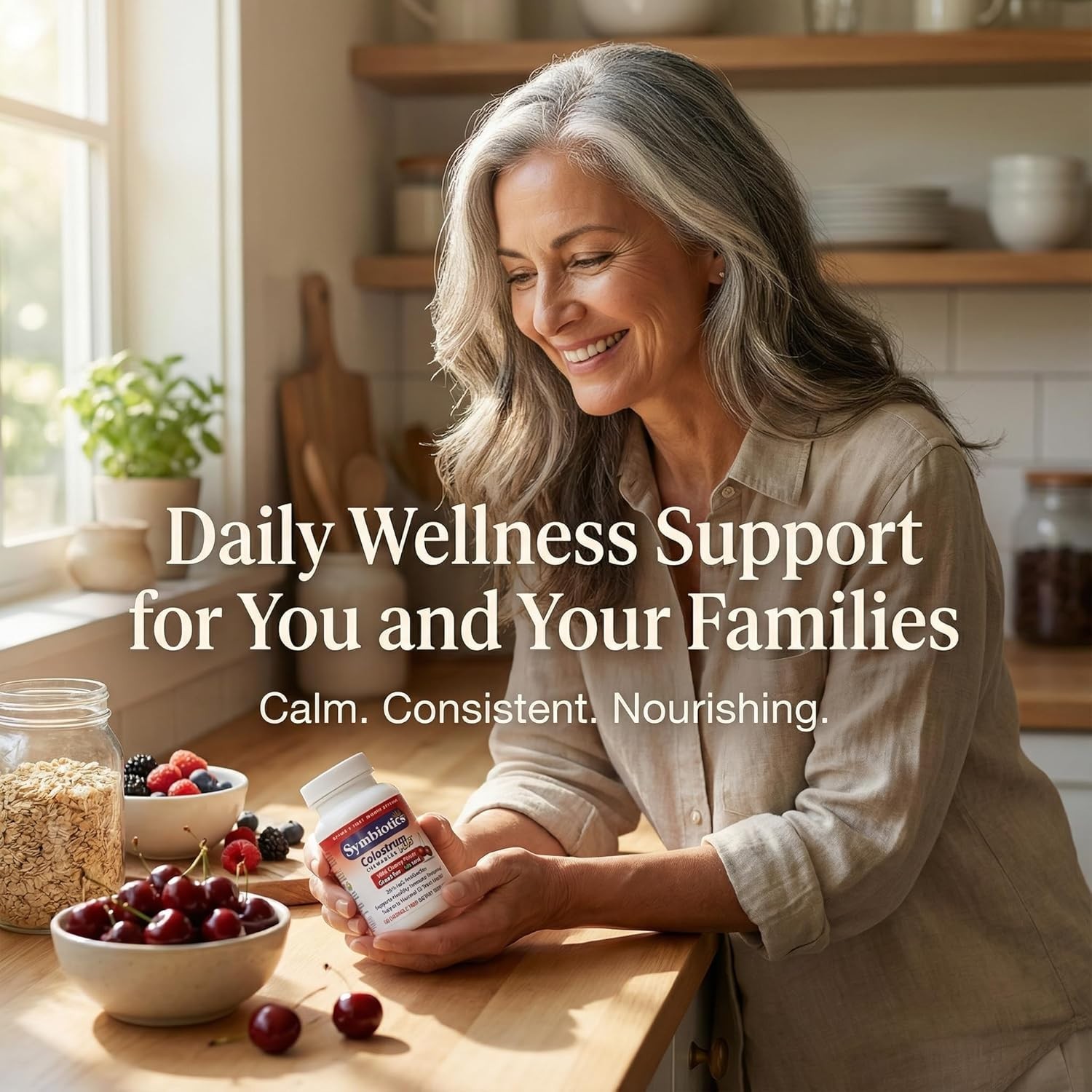 Daily Immune Support – Colostrum Plus Chewables – Low Sugar, 120 Gummies