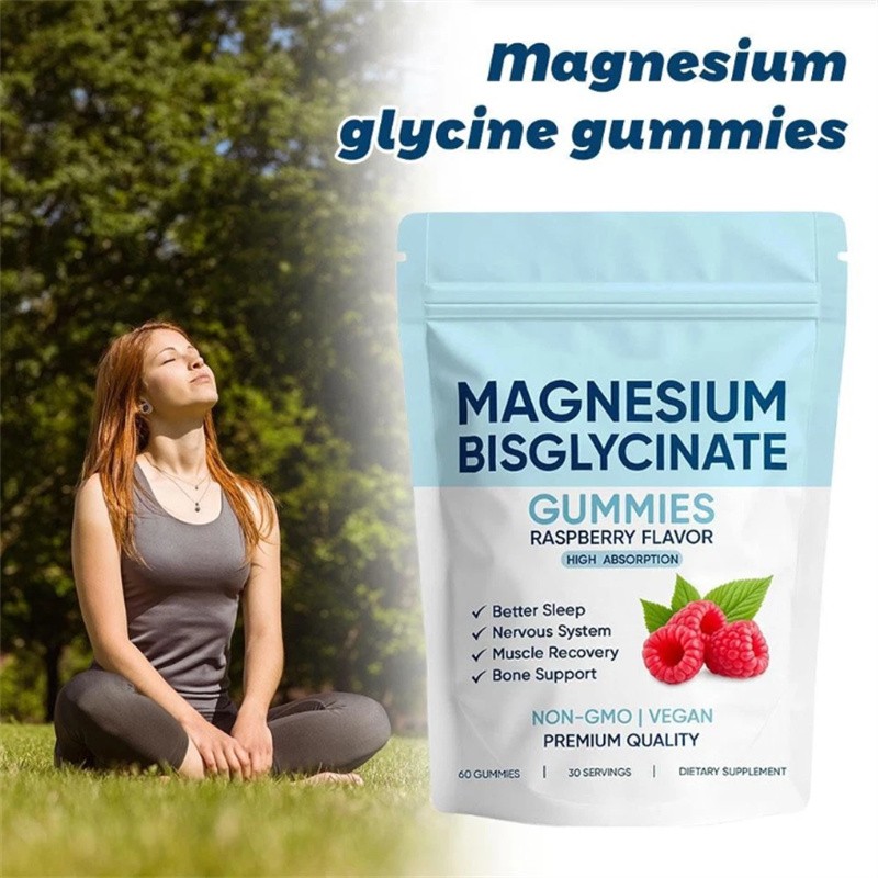 3X Magnesium Bisglycinate Gummies, with 400mg Magnesium Bisglycinate Chelate