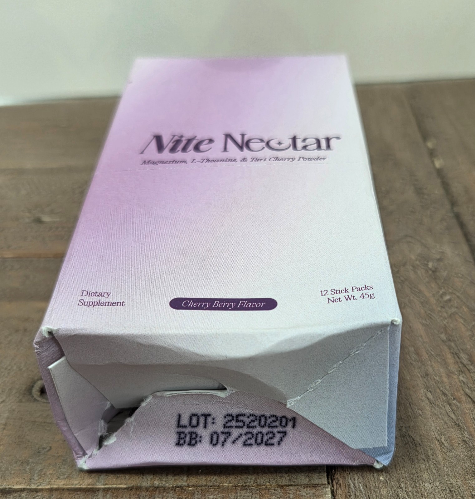 Nite Nectar Magnesium Glycinate Powder Sleep Promoting, 12 sticks
