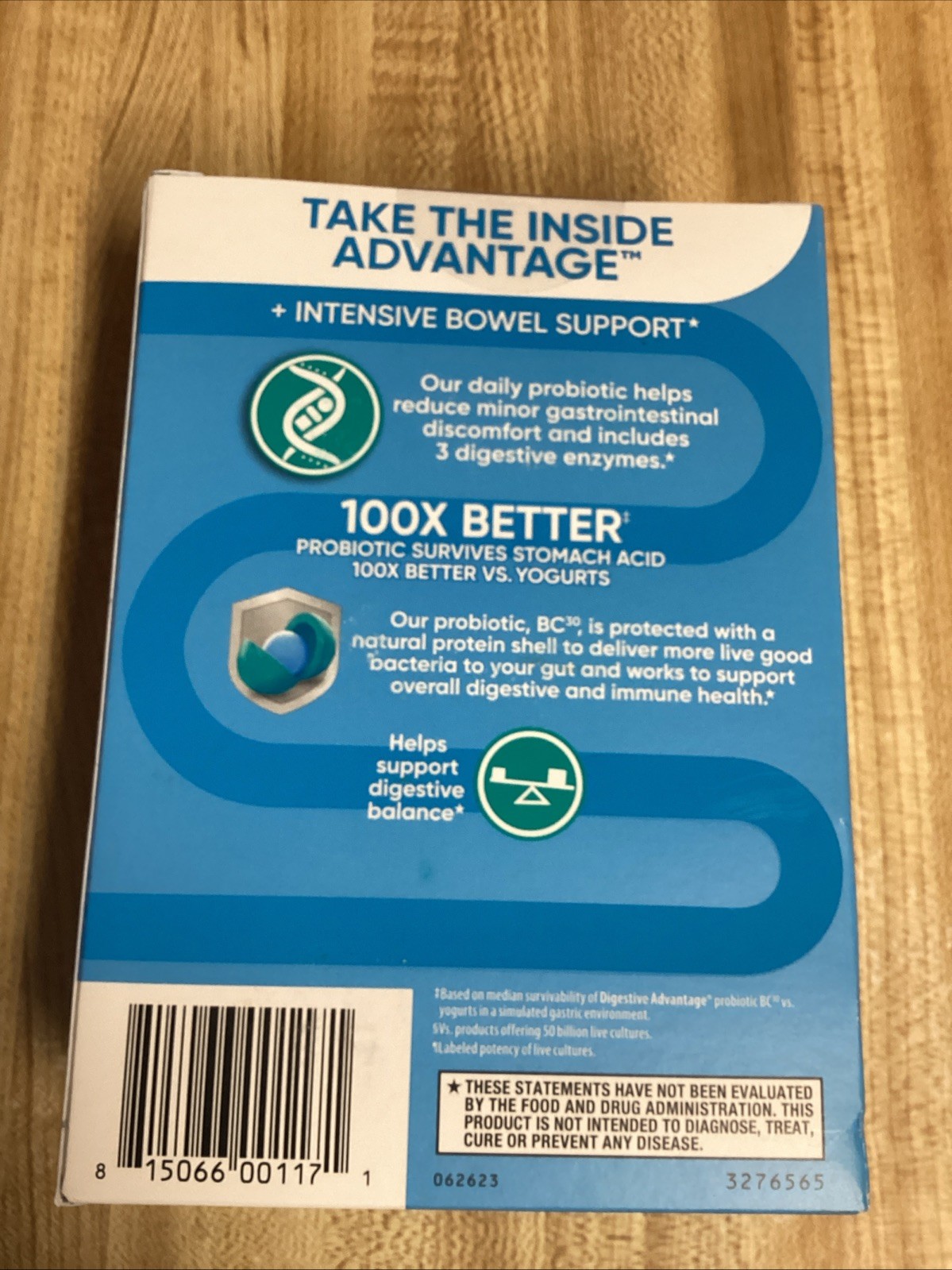 Digestive Advantage®, Daily Probiotics + Intensive Bowel Support, 96 Capsules