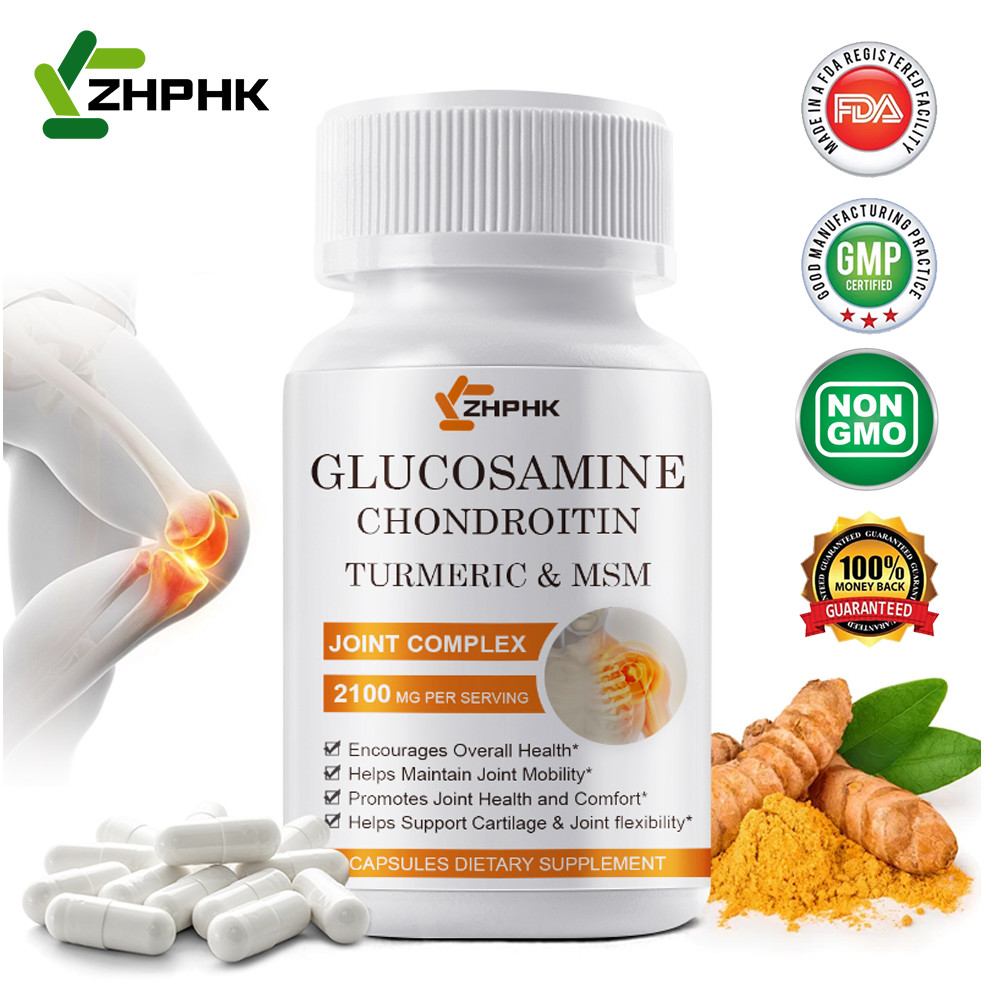 Glucosamine Chondroitin With Turmeric & MSM Triple Strength Joint Support 2100mg