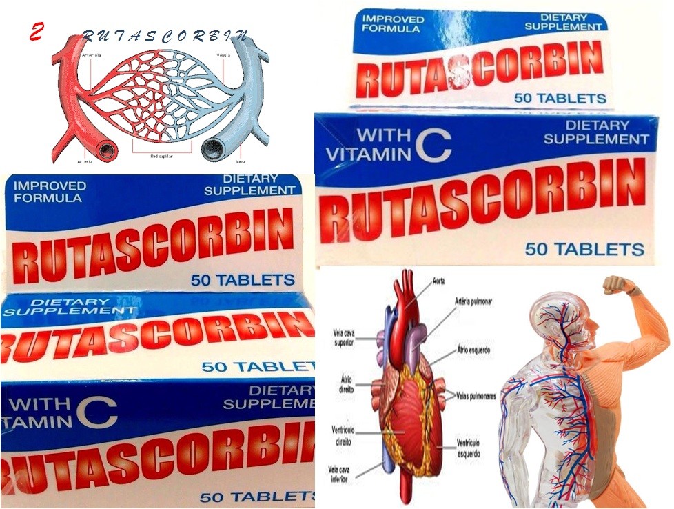 Rutascorbin Cardiovascular Function booster ULTRA VEIN HEALTH BLOOD CIRCULATION