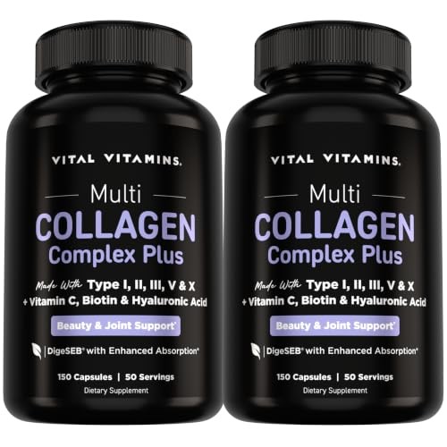 Vital Vitamins Multi Collagen Complex Plus Biotin, Hyaluronic Acid & VIT. C |