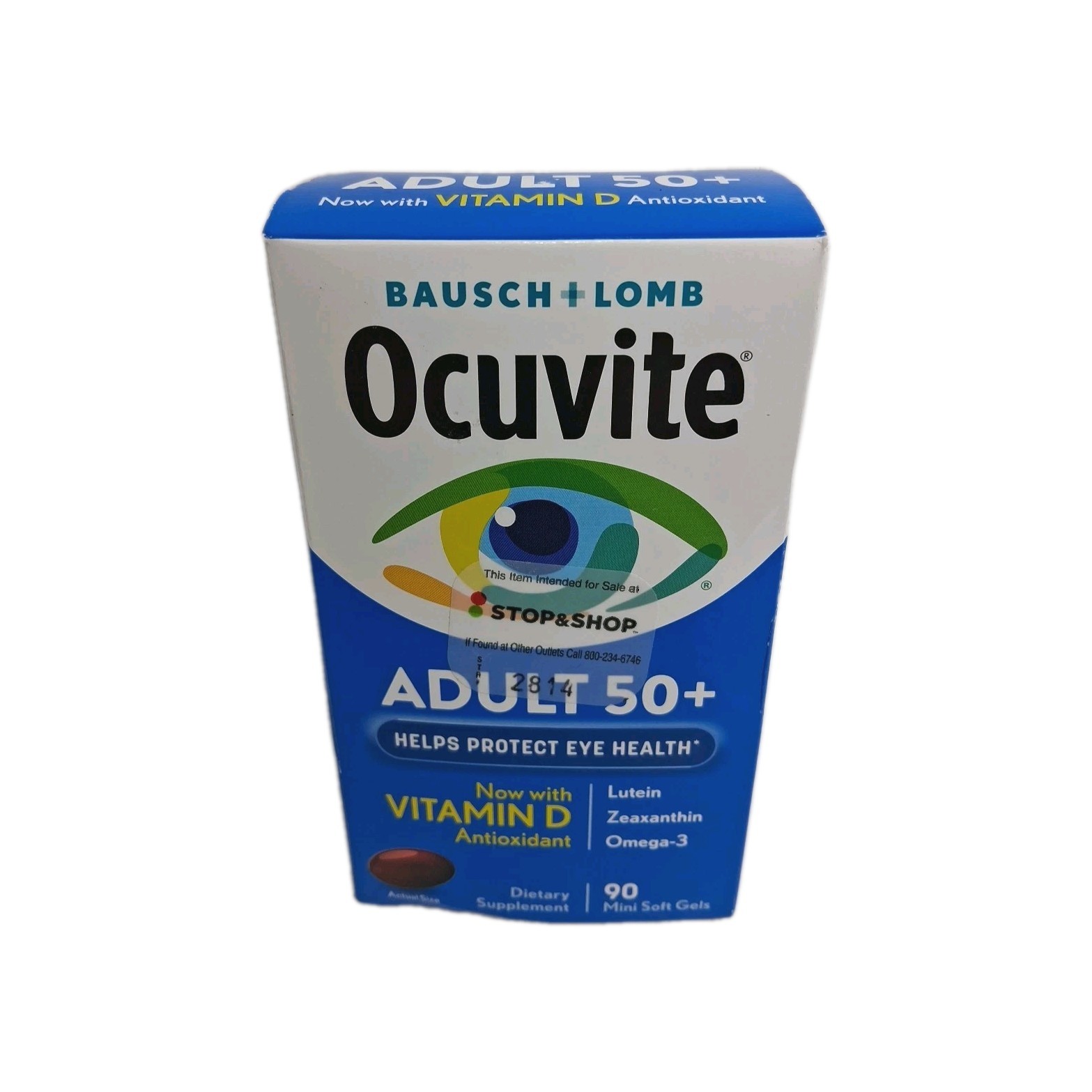 Bausch + Lomb Ocuvite Adult 50+ Eye Vitamin & Mineral Supplement- 90 Ct
