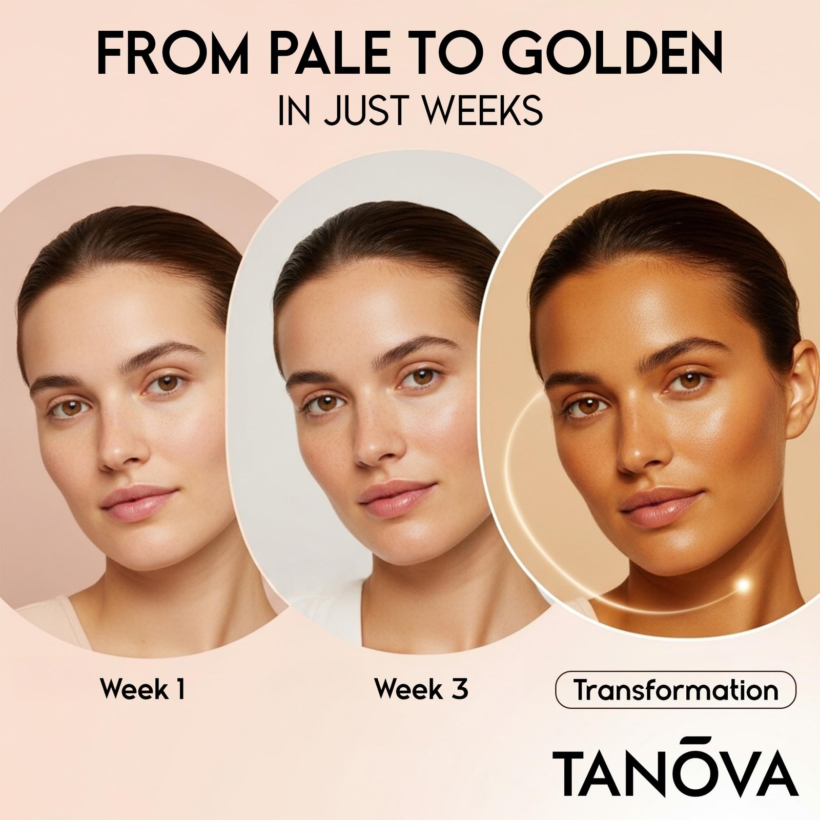Tanova Tanning Pills – Supports a Natural Golden Glow, 60 Count (Pack of 1)