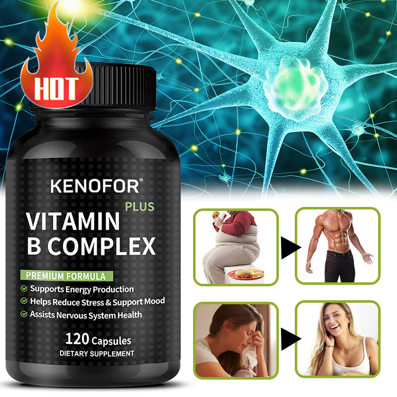 Vitamin B Complex 30/60/120Capsules Helps Reduce Stress Immune Support Pills