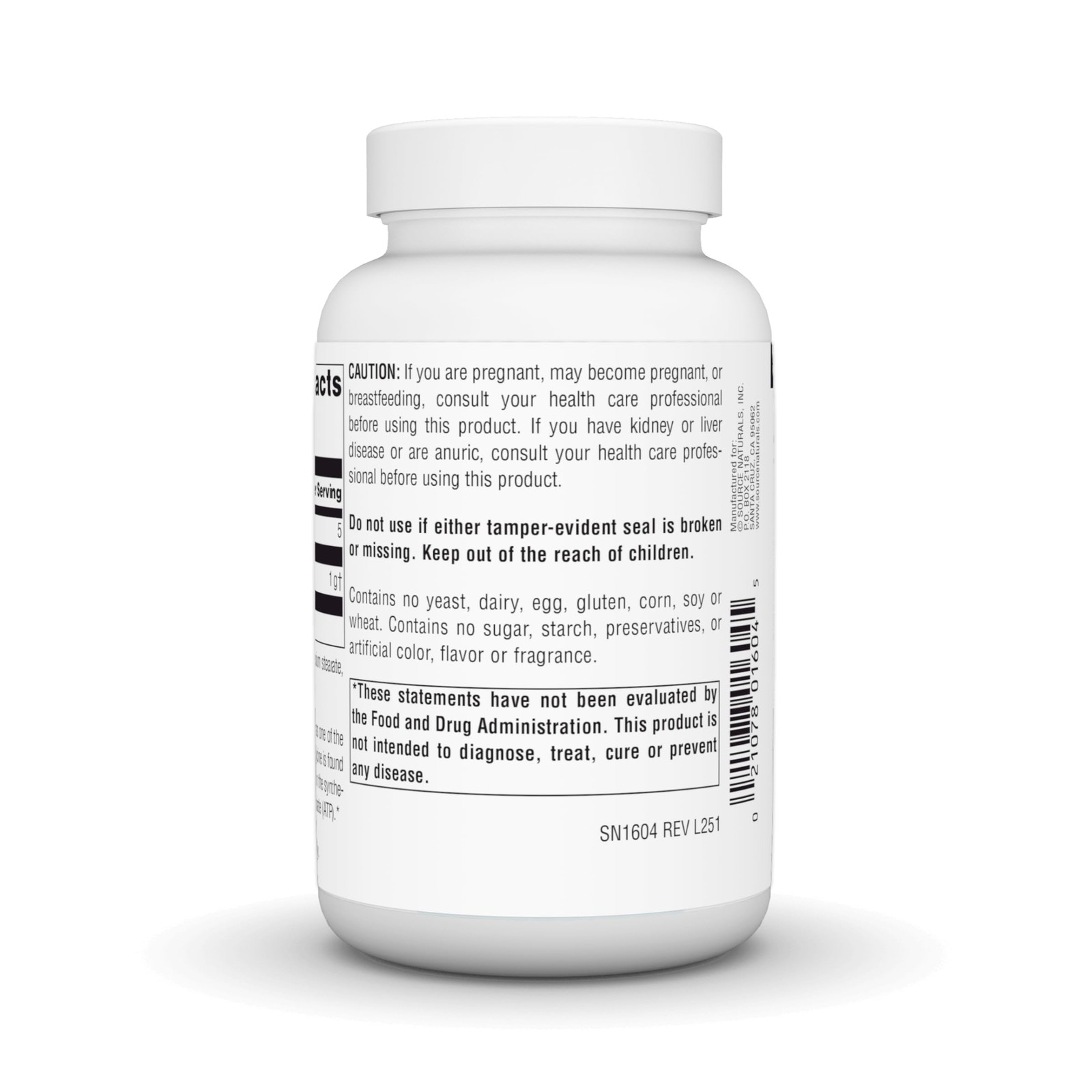 Source Naturals Glycine, Dietary Supplement – 500 mg – 100 Count (Pack of 1)