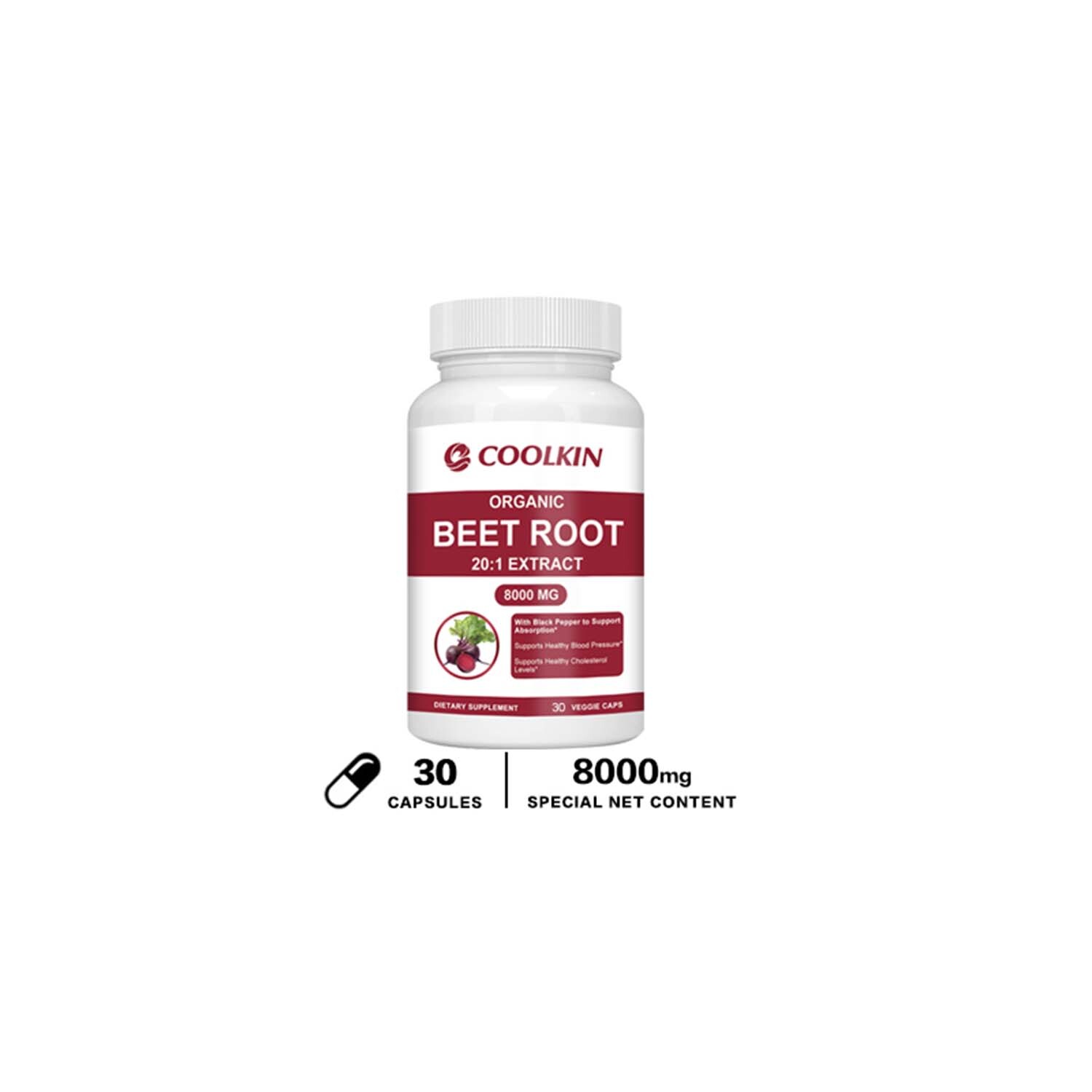 Beet Root 8000mg – Aids Circulation,Blood Support,Heart & Cardiovascular Health