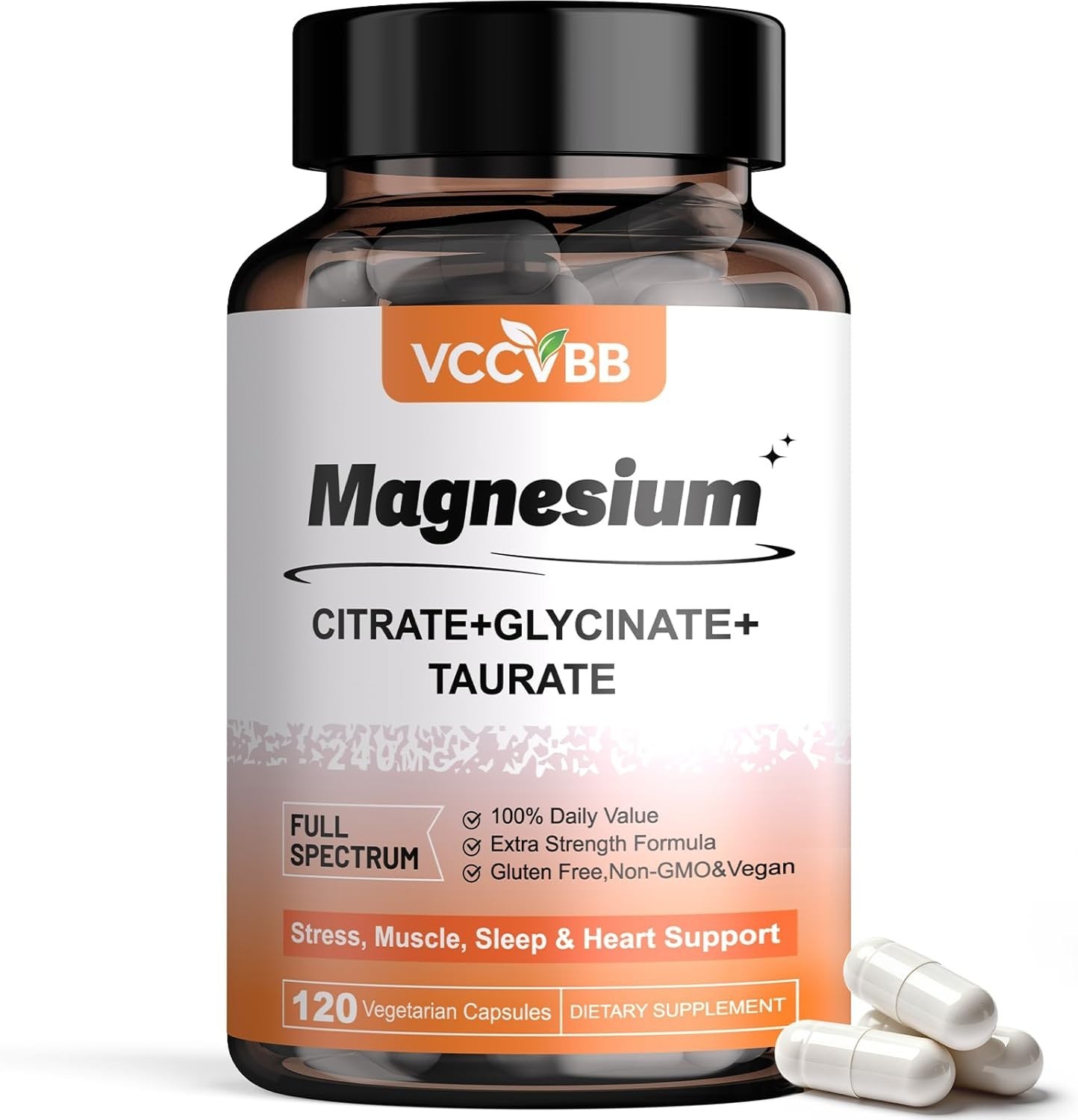 Magnesium Complex 600mg – 12 Types of Magnesium, Sleep & Muscle Support 120 ct