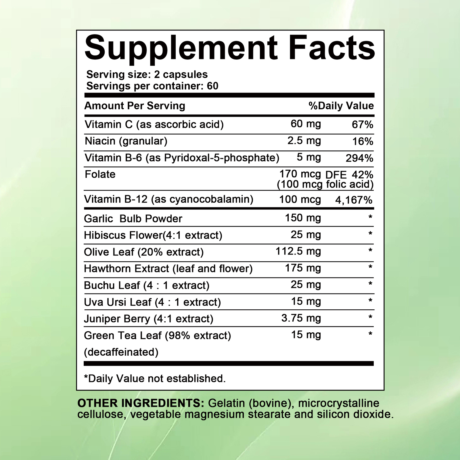 Blood Pressure Support – Hawthorn, Hibiscus – Heart and Blood Pressure Support