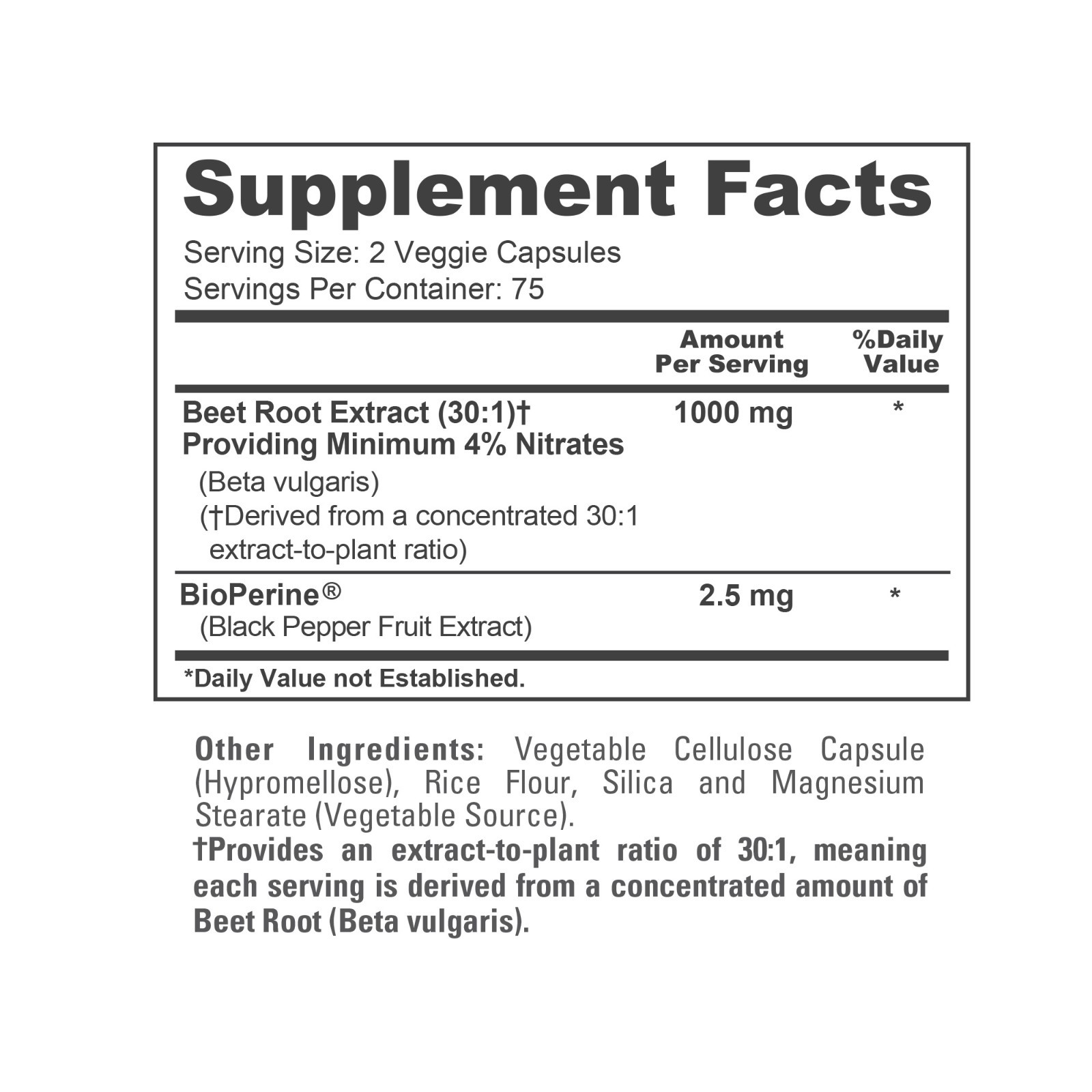 NusaPure Beet Root 30,000mg 150 Veggie caps (Vegan, Non-GMO & Gluten Free,4% …