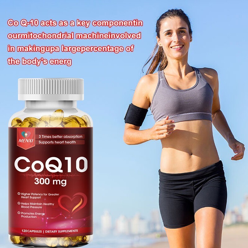 CoQ Cardiovascular Coenzyme Q10 Vegan Softgel 300mg 10 Heart Health 120 Capsules