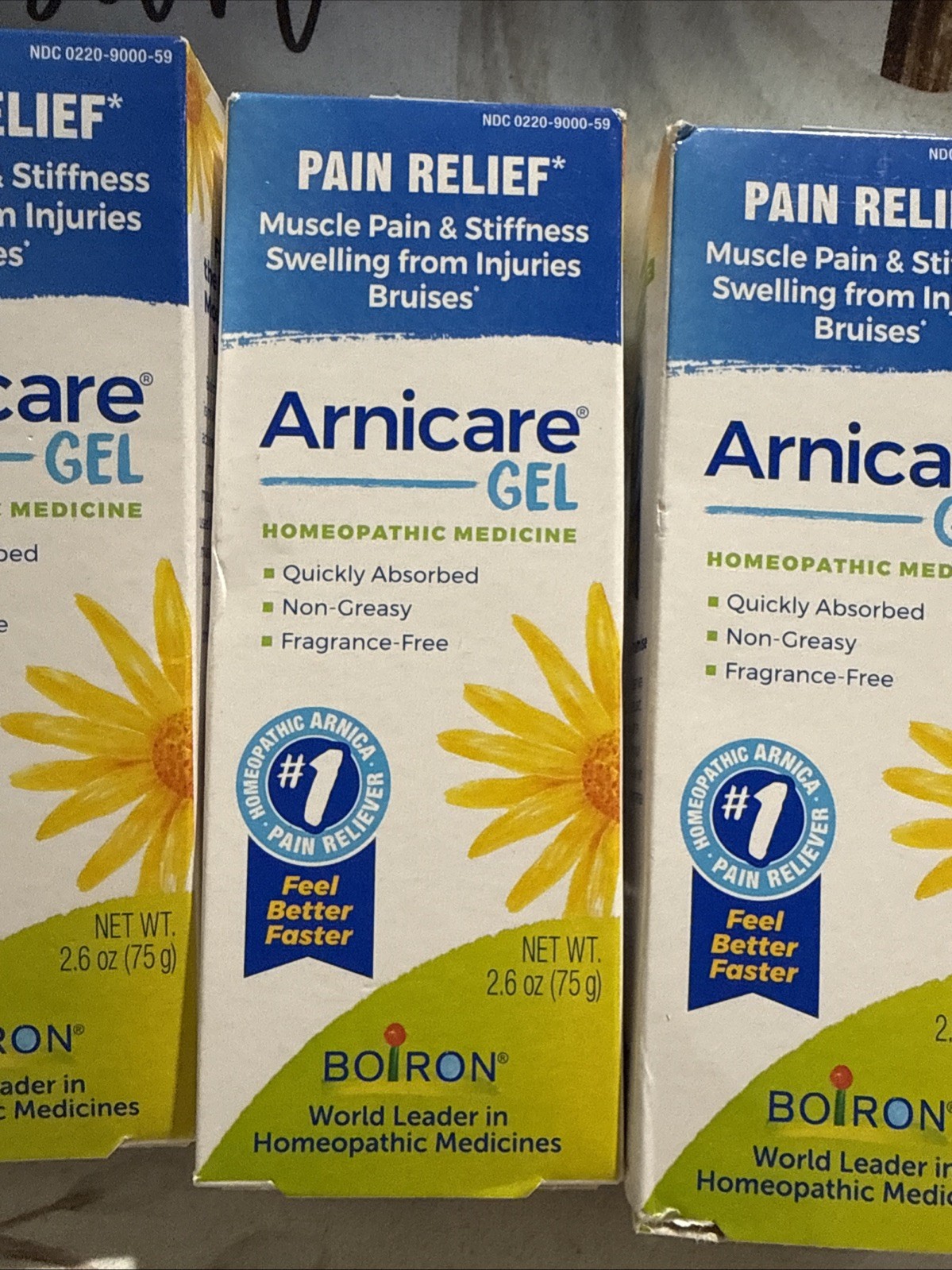 Arnicare Arnica GEL 2.6 oz ( 3 pack ) Exp 12/26