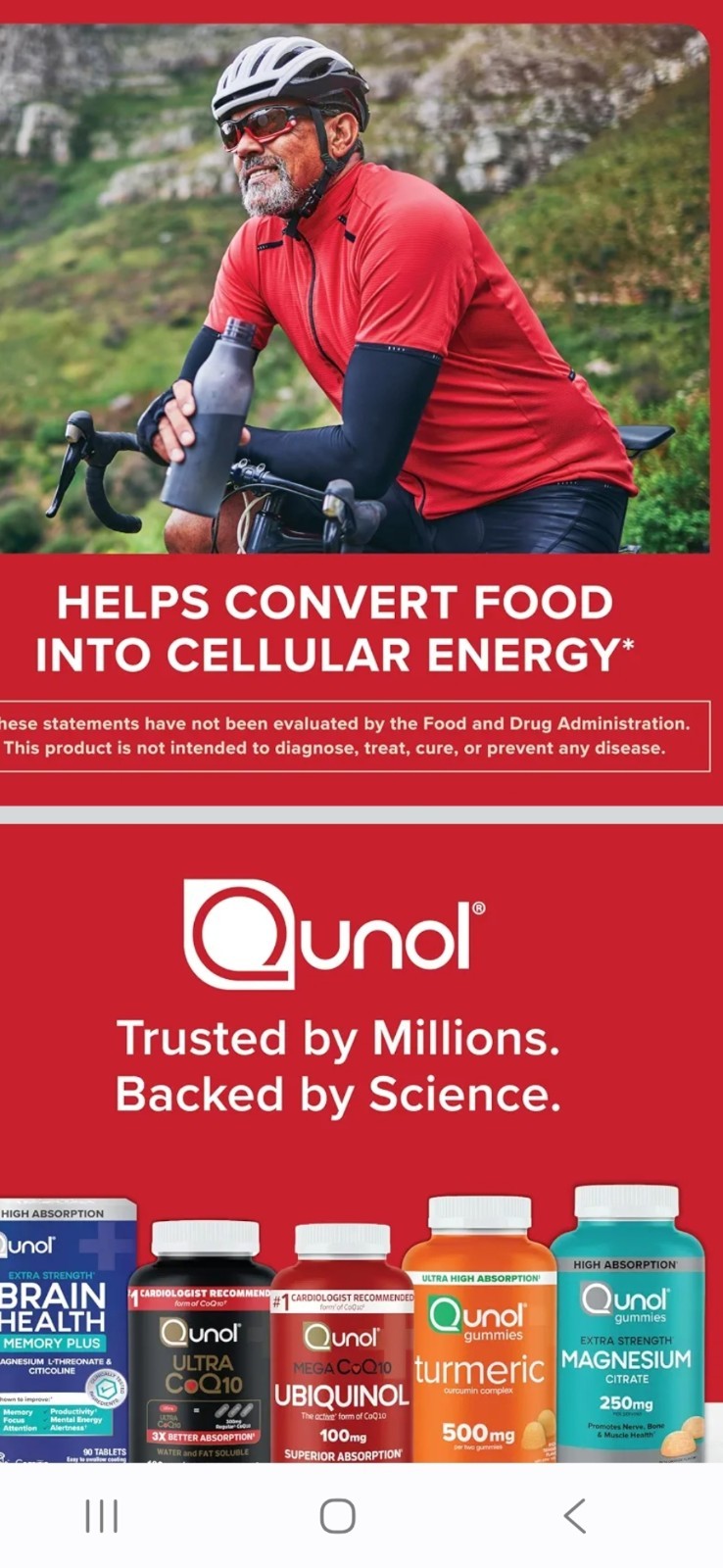 Qunol Ultra CoQ10 Softgels, 100mg, 90 Count Heart Health Supplement
