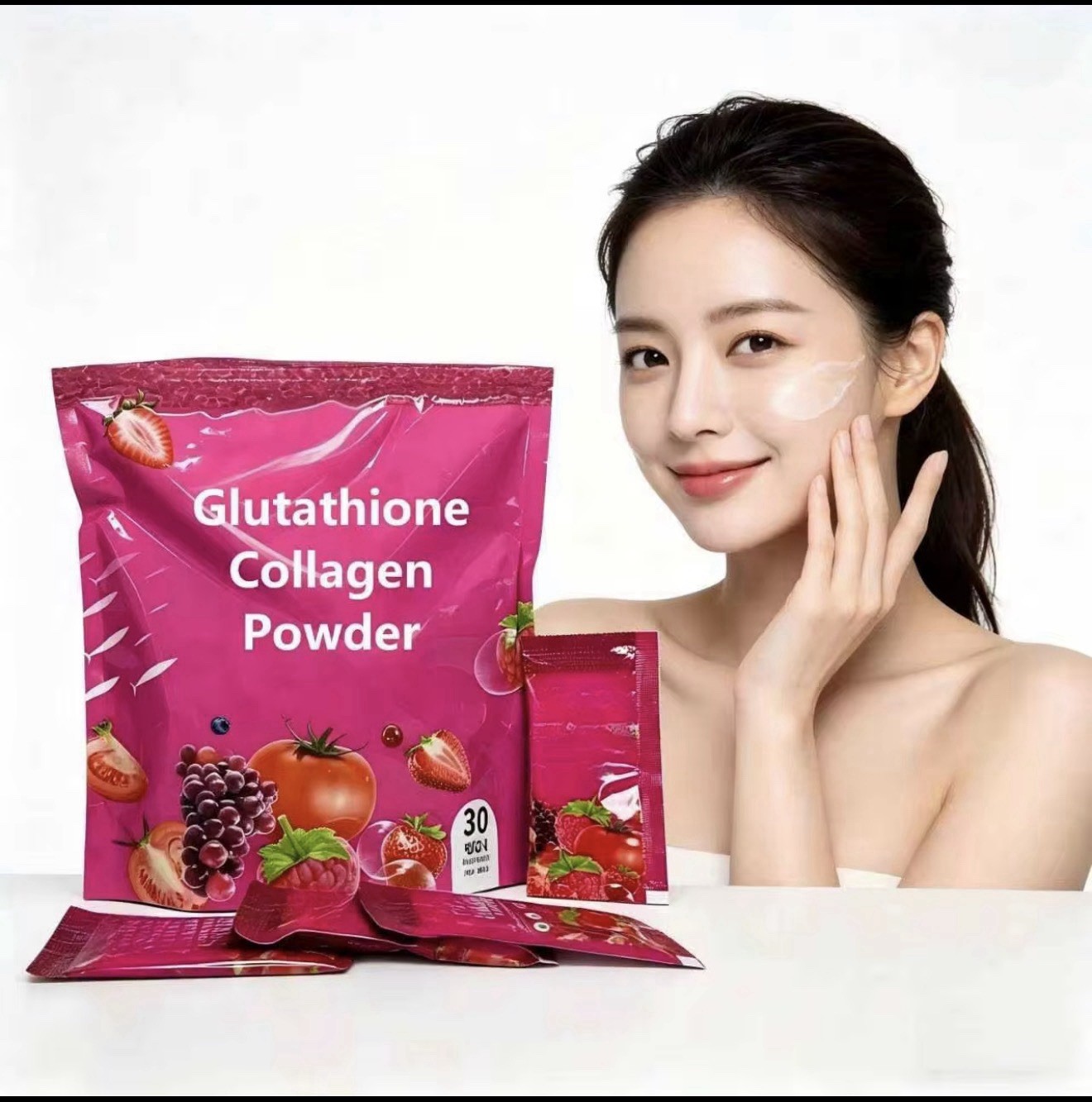 Glutathione Collagen Powder 30 Sachets Beauty Skin Whitening Collagen