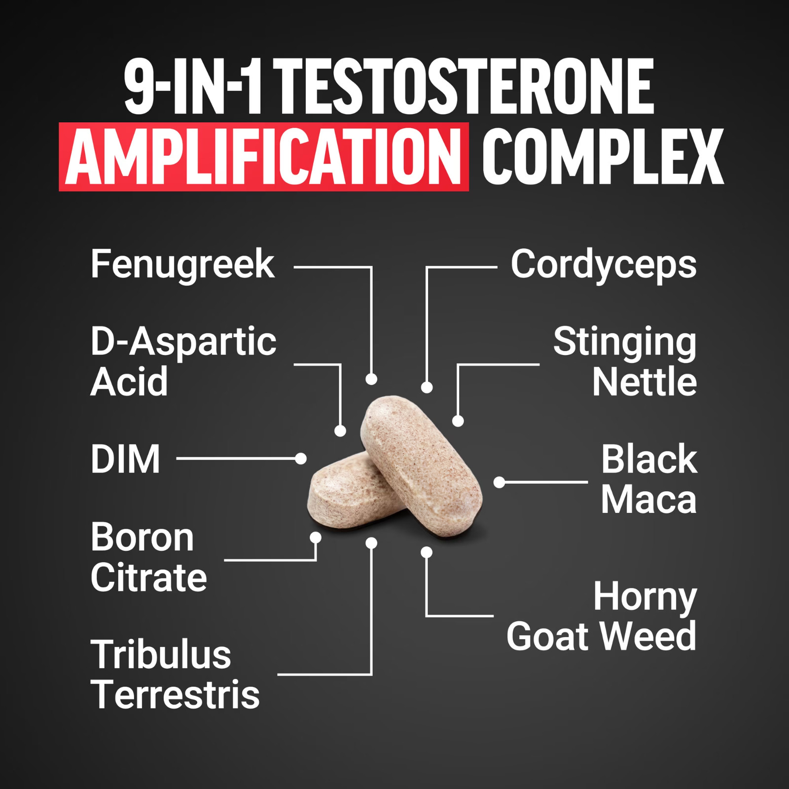 Force Factor Test X180 Boost Testosterone Booster Men 120 Tablets Boron
