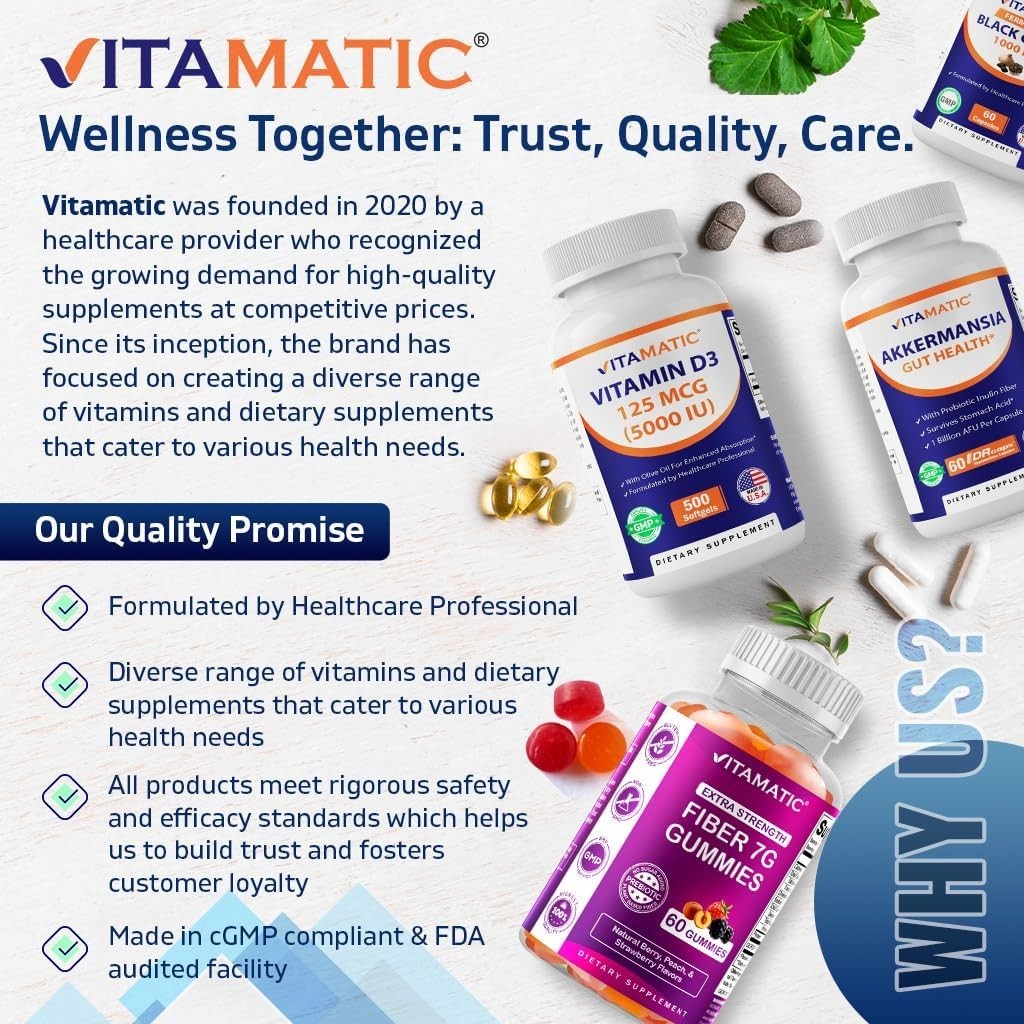 Gut Health Probiotic – 60 Capsules of Bifidobacterium Infantis 5 Billion CFU