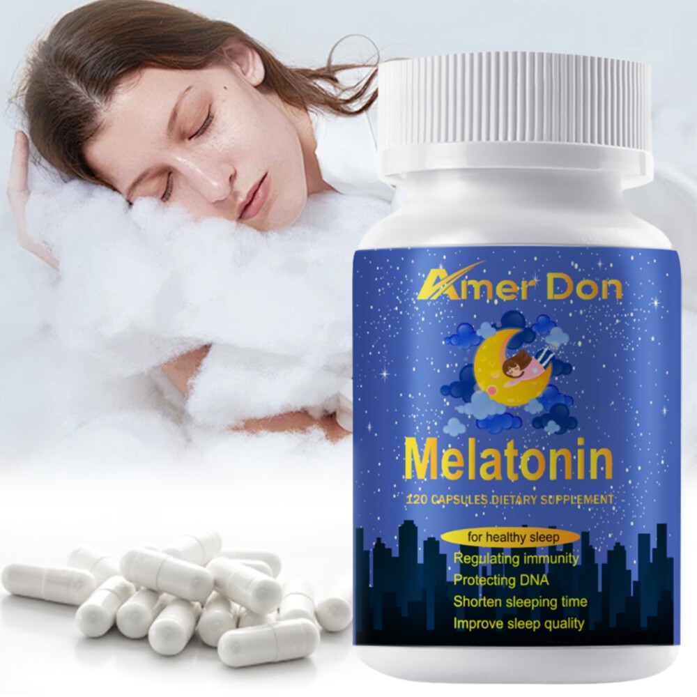Melatonin 10mg Fast Dissolve Tablets – Natural Sleep Aid, 30/60/120 Capsules